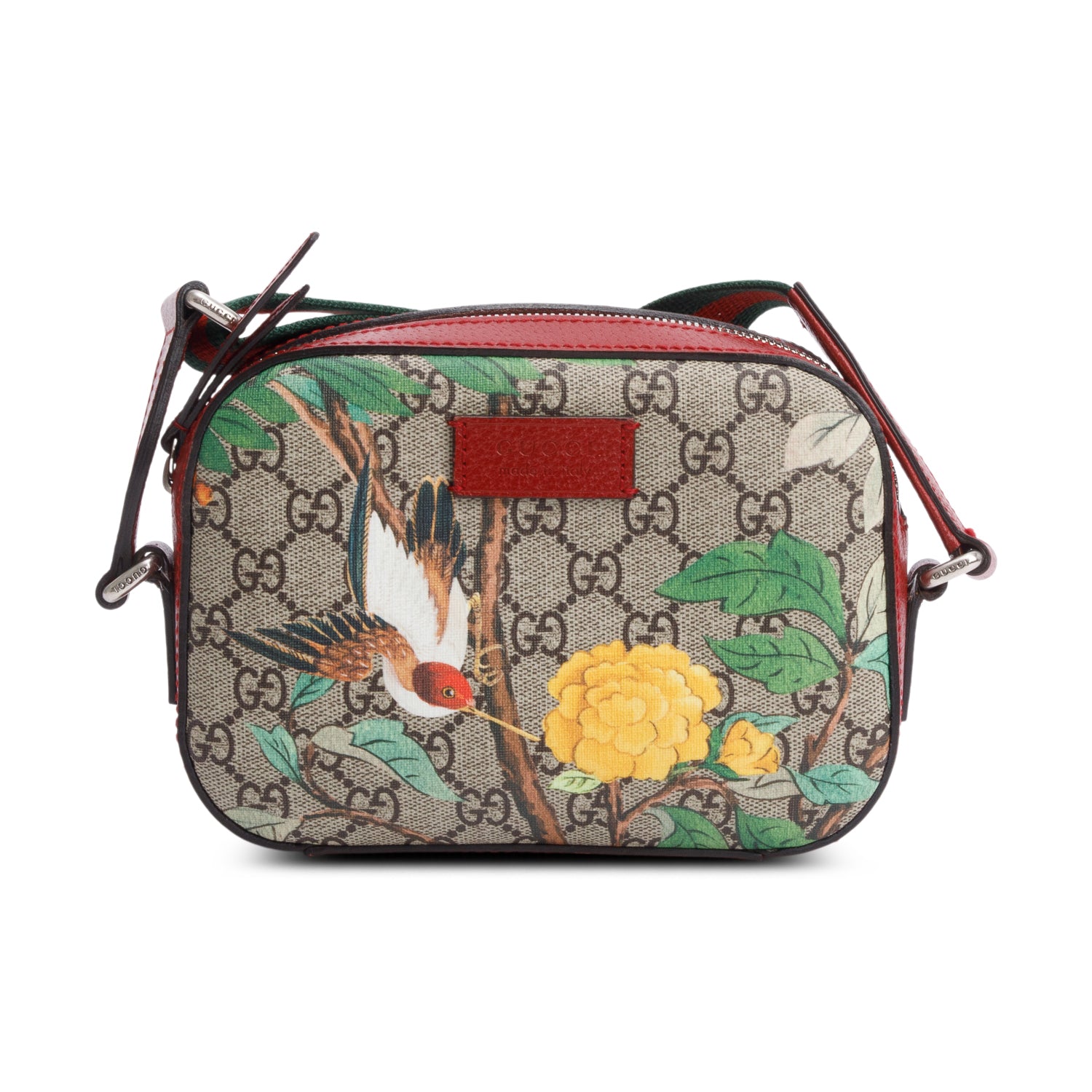 Gucci GG Supreme Tian Small Camera Crossbody Bag w/ Box