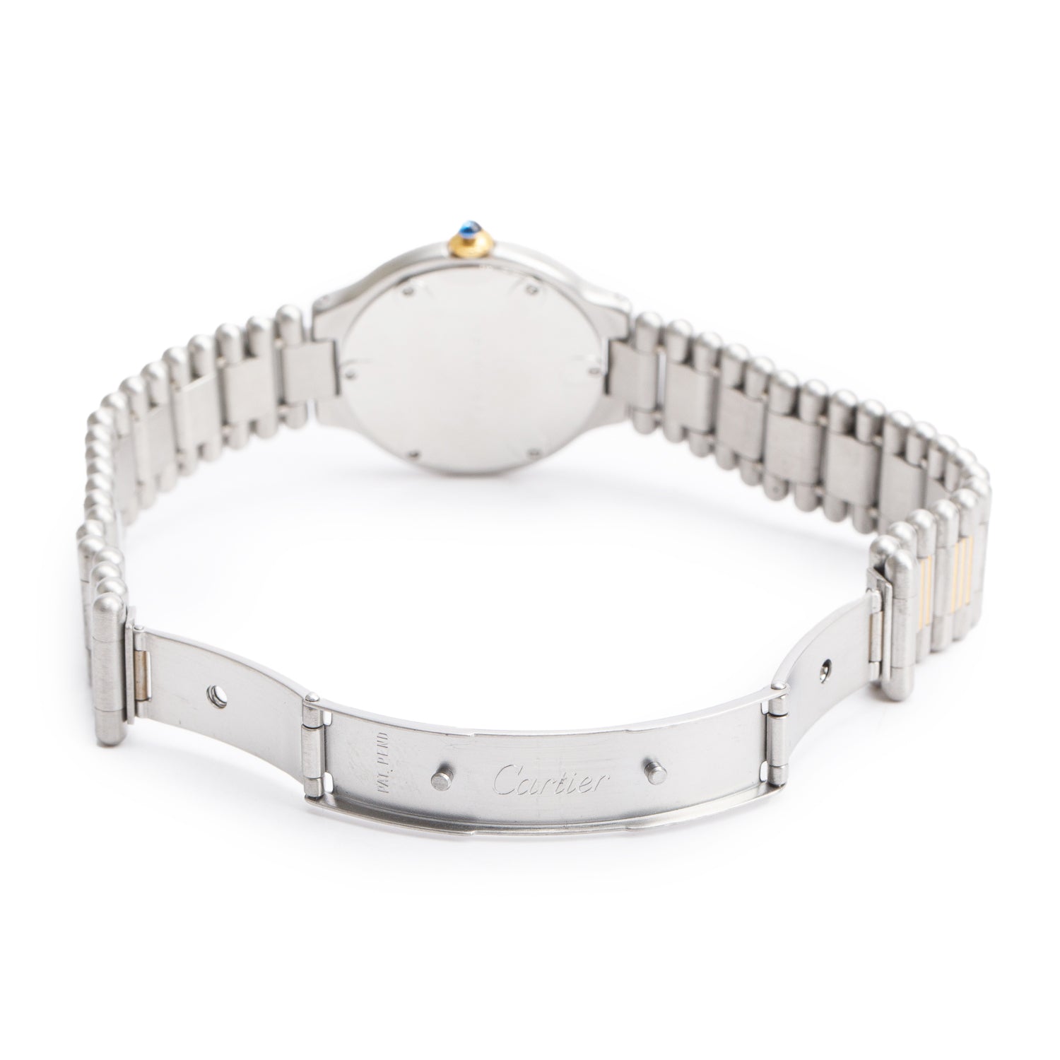 Cartier Stainless Steel & 18k Yellow Gold Plated Must de Cartier 21 28 MM Watch 9010