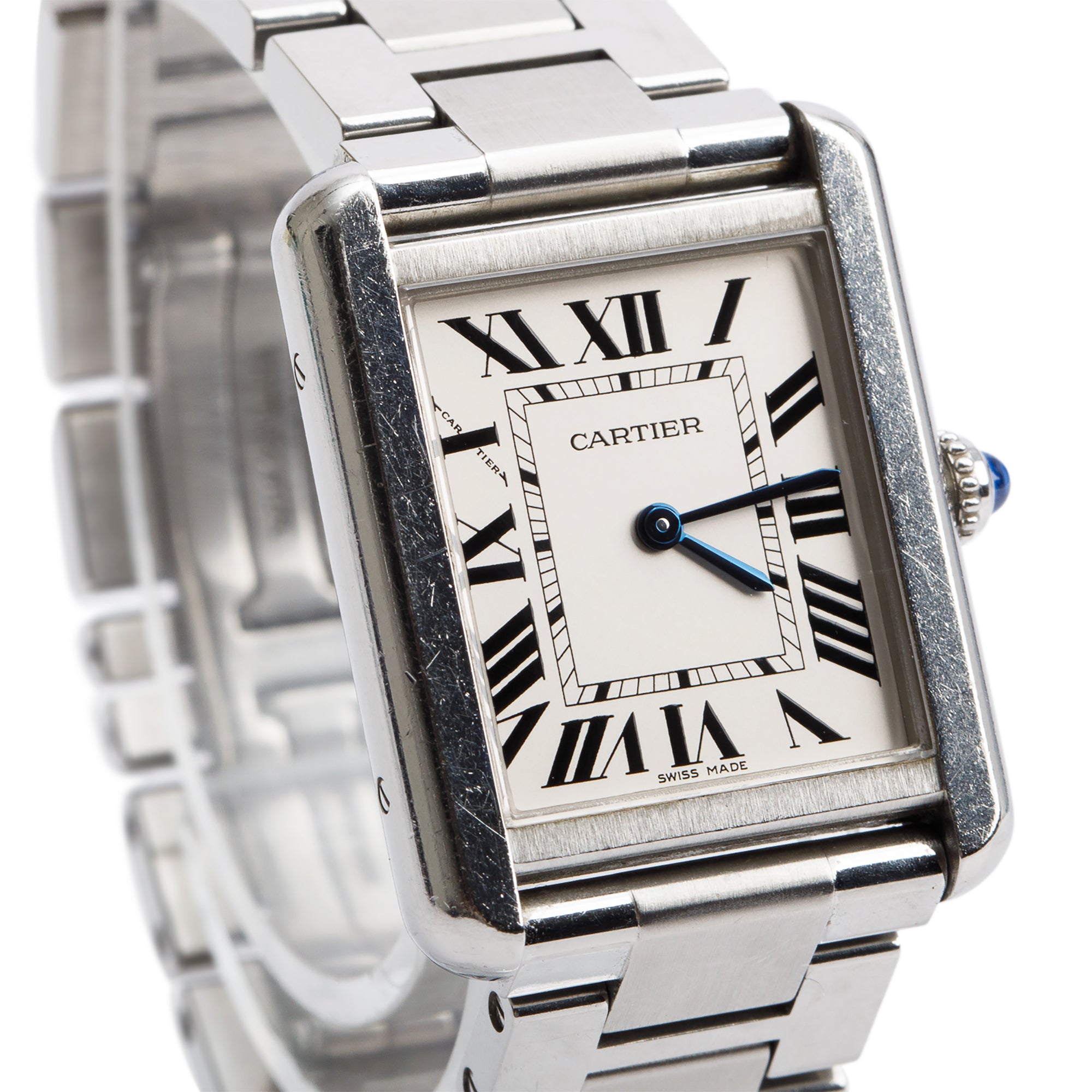 Cartier Stainless Steel Tank Solo Quartz Watch 3170