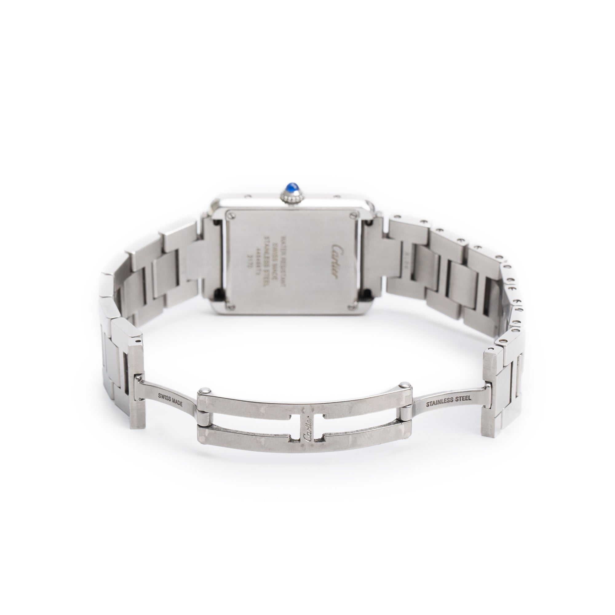 Cartier Stainless Steel Tank Solo Quartz Watch 3170