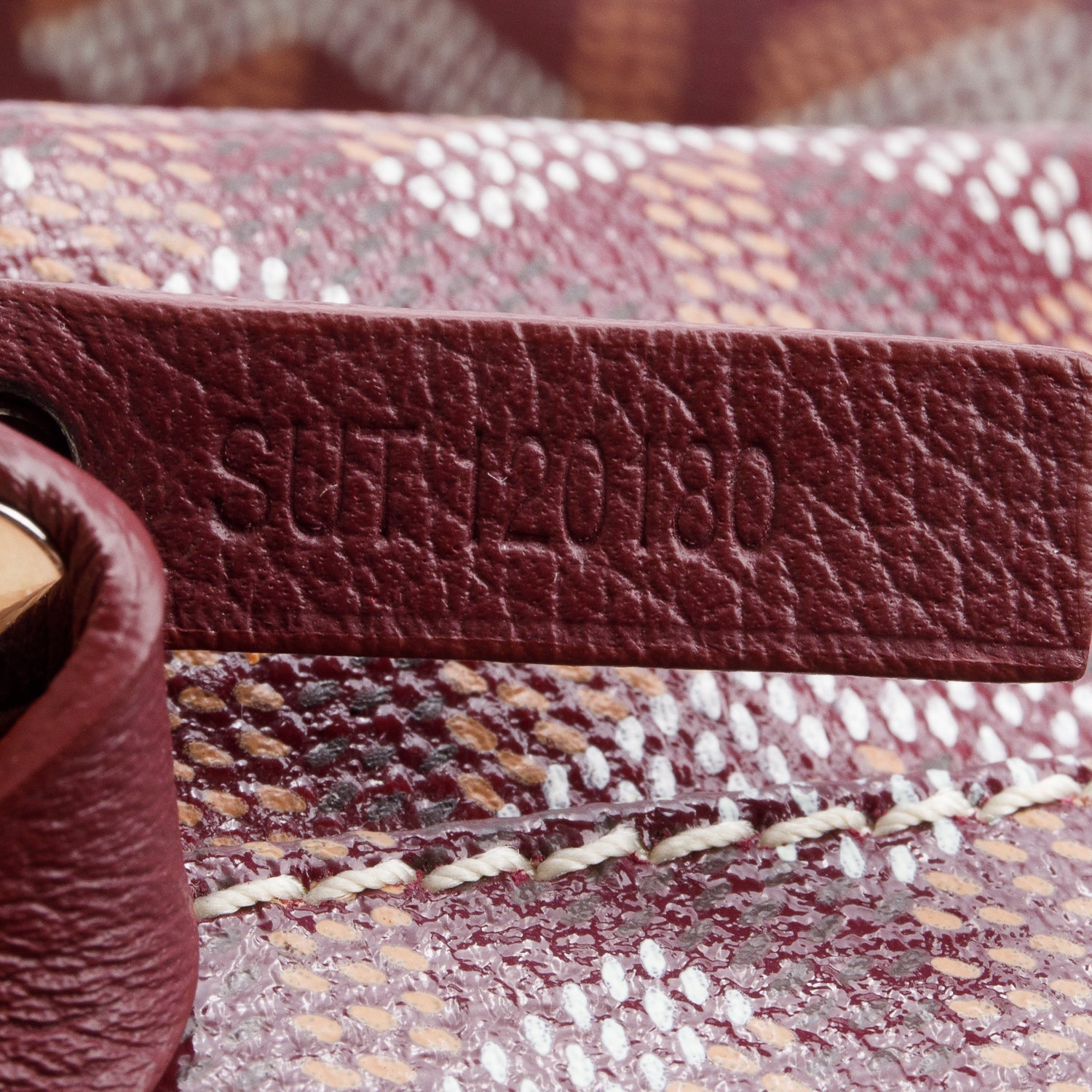 Goyard Burgundy Monogram Saint Louis GM w/ Pouch