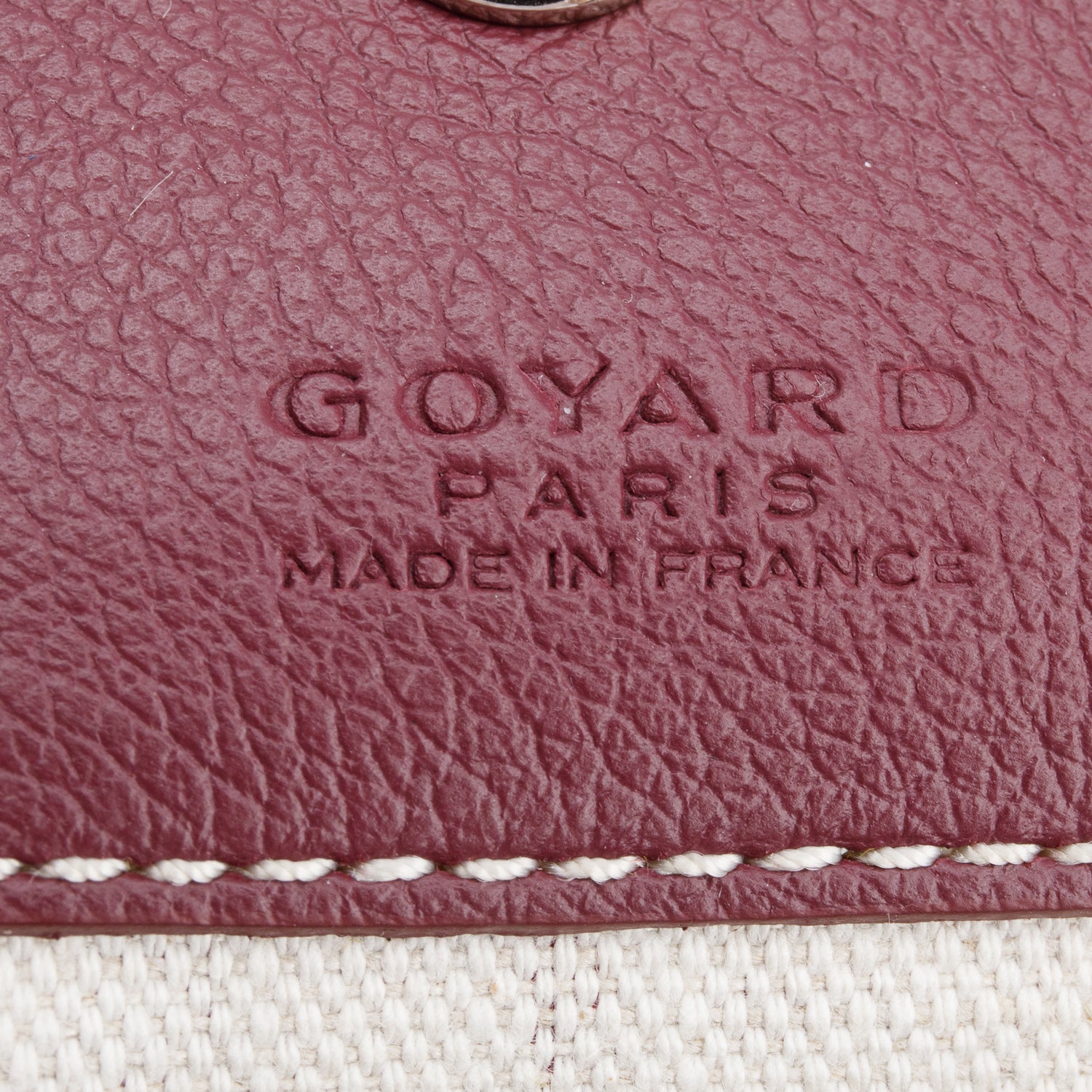 Goyard Burgundy Monogram Saint Louis GM w/ Pouch