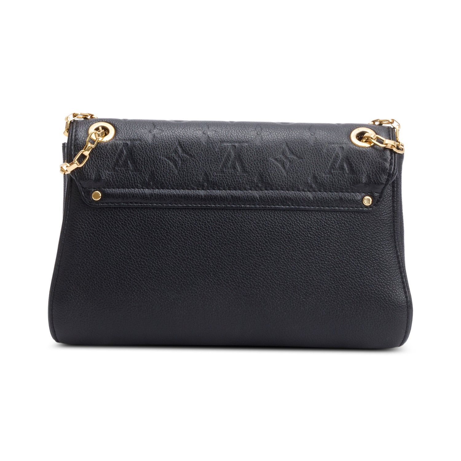 Louis Vuitton Black Monogram Empreinte Leather St. Germain PM