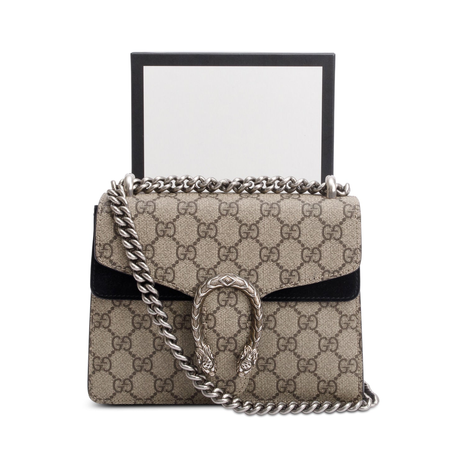 Gucci GG Supreme Dionysus Mini Shoulder Bag w/ Box