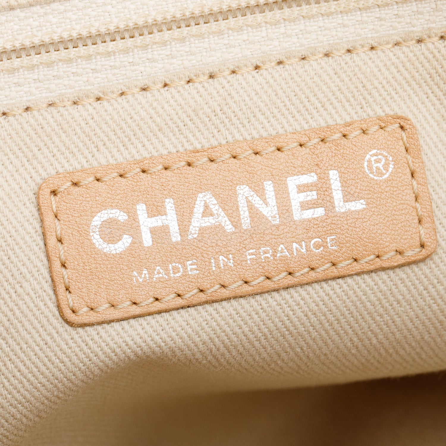 Chanel Beige Quilted Caviar Leather Small CC Timeless Bowler Bag