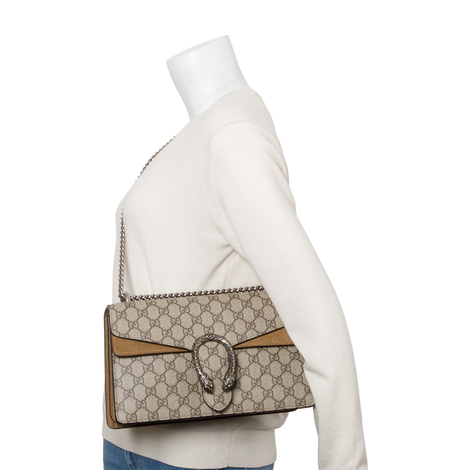 Gucci GG Supreme Small Dionysus Shoulder Bag