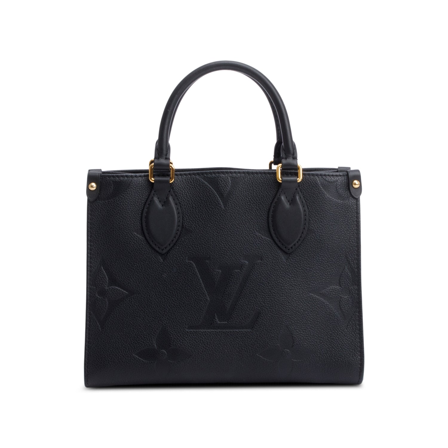 Louis Vuitton 2021 Black Empreinte Monogram OnTheGo PM w/ Strap