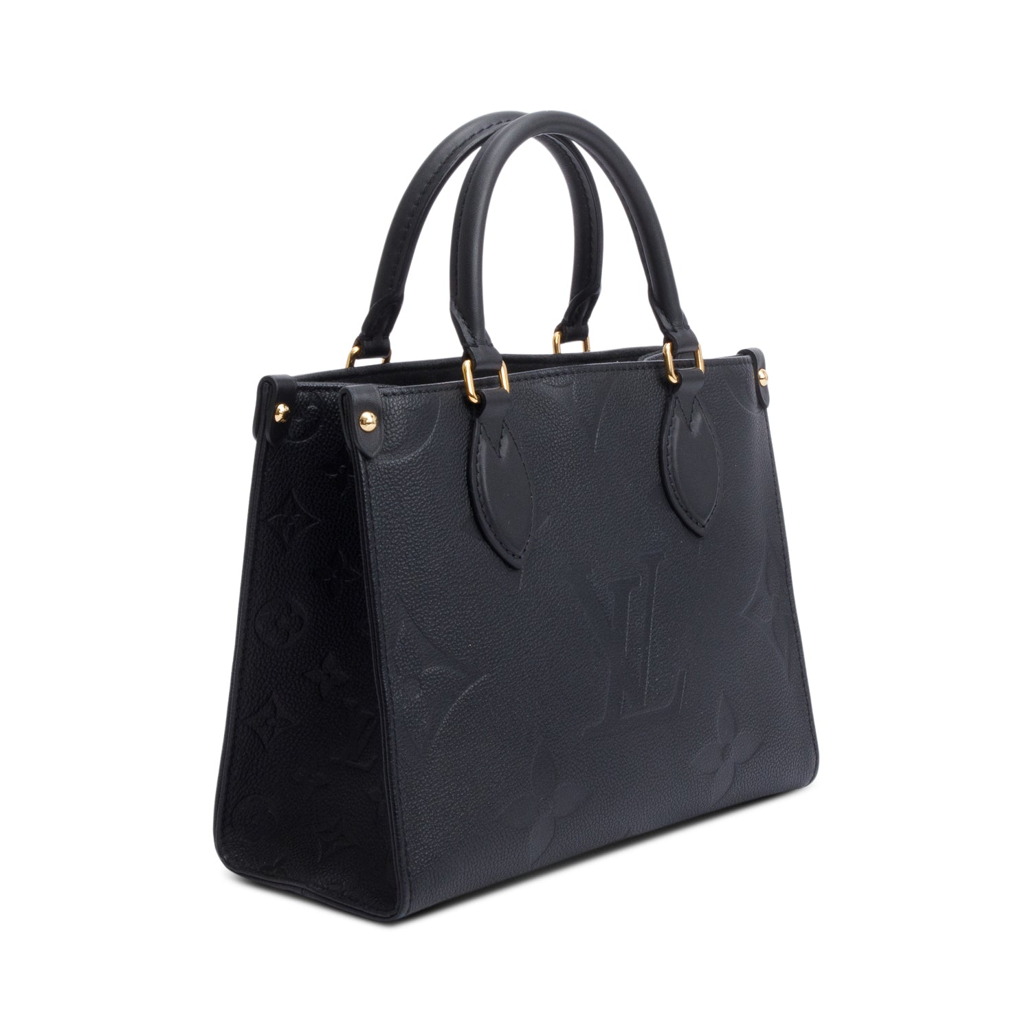 Louis Vuitton 2021 Black Empreinte Monogram OnTheGo PM w/ Strap