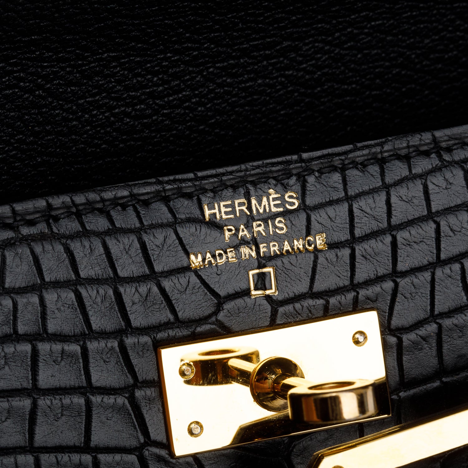Hermes 2020 Noir Matte Alligator Classic Kelly Longue Wallet