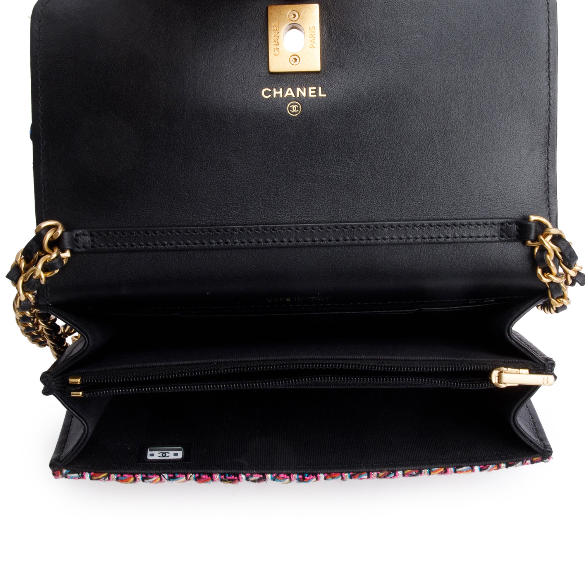 Chanel Multicolor Tweed Mini Flap Bag