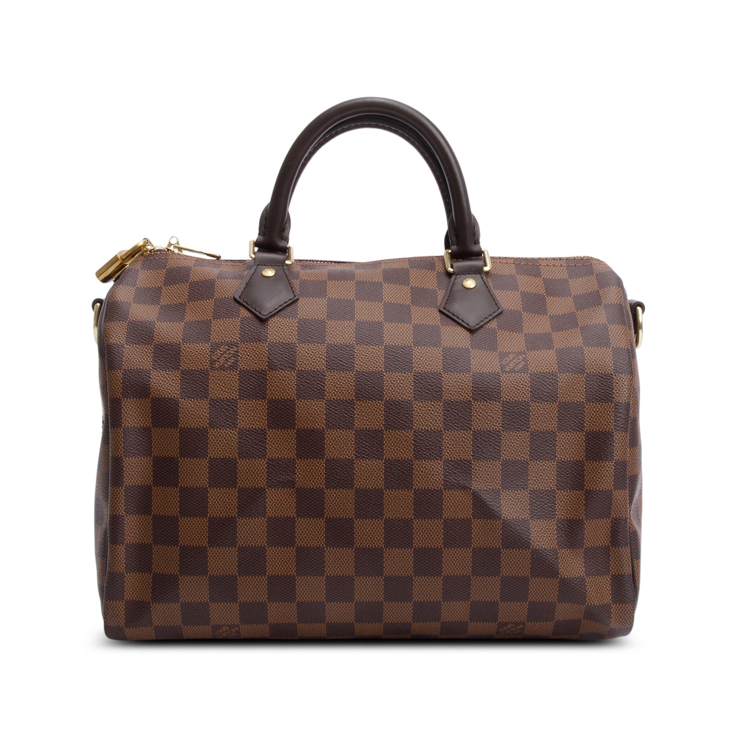 Louis Vuitton Damier Ebene Speedy Bandouliere 30 w/ Strap & Box