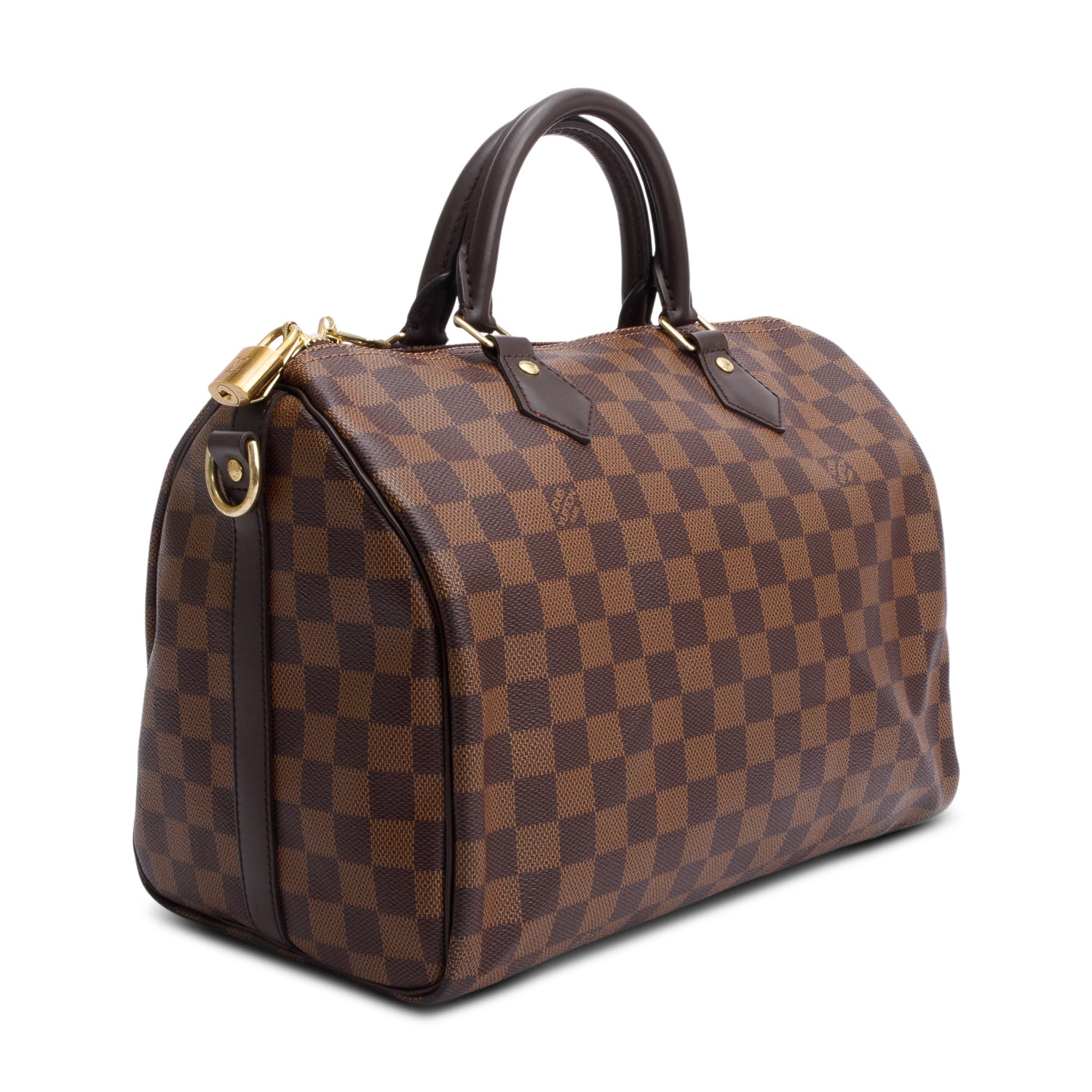 Louis Vuitton Damier Ebene Speedy Bandouliere 30 w/ Strap & Box