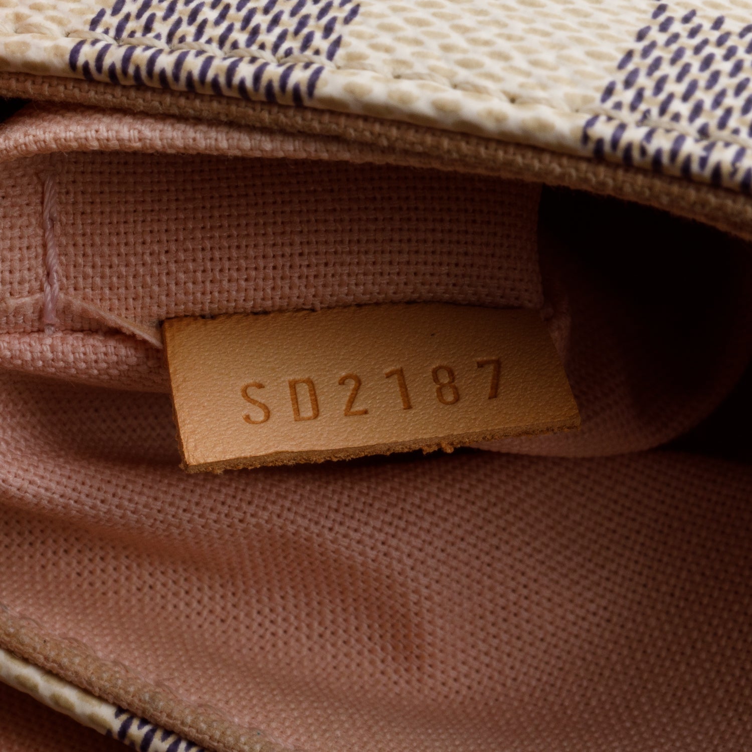 Louis Vuitton Damier Azur Croisette Bag w/ Strap