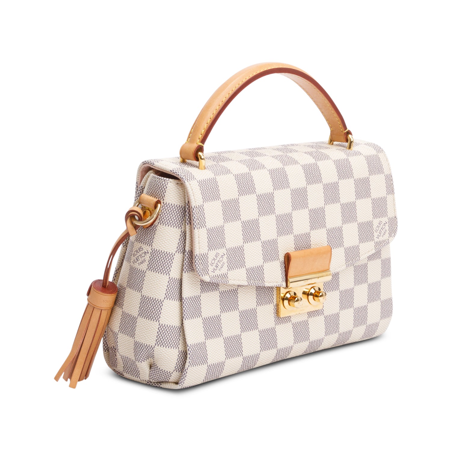 Louis Vuitton Damier Azur Croisette Bag w/ Strap