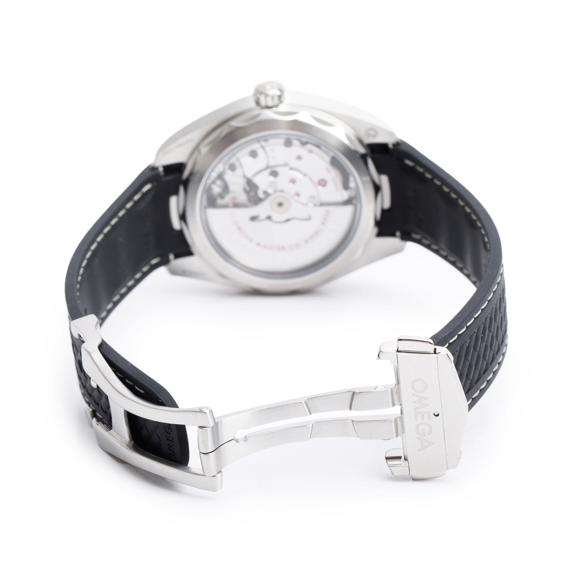 Omega Stainless Steel Seamaster Aqua Terra 140M Co-Axial Master Chronometer 41 MM Automatic Watch Black Dial w/ Box, Papers & Extra Strap