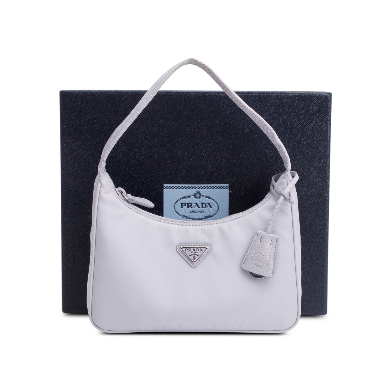 Prada 2022 Purple Re-Edition 2000 Re-Nylon Mini Bag w/ Box, Receipt & Authenticity Card