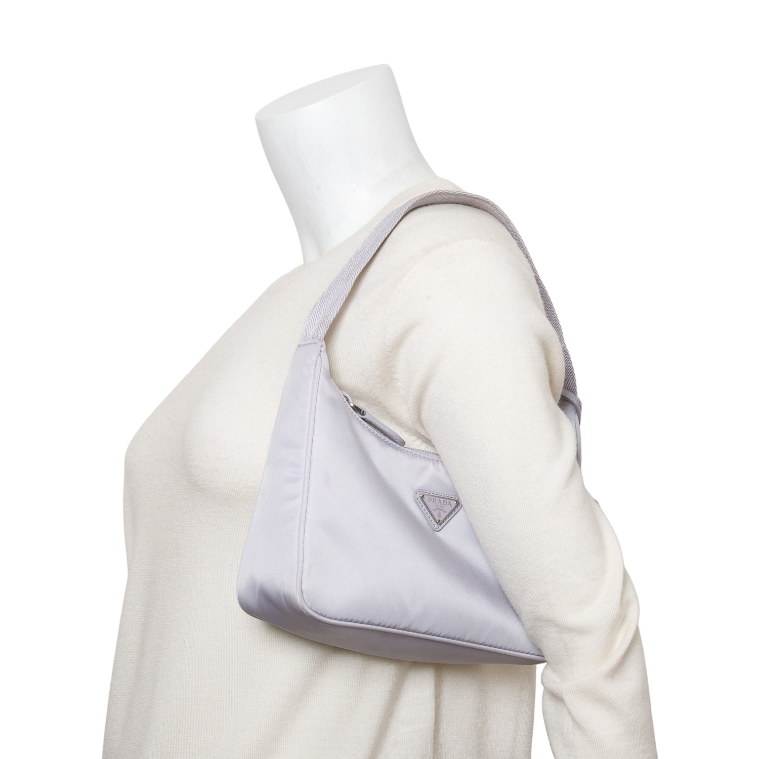 Prada 2022 Purple Re-Edition 2000 Re-Nylon Mini Bag w/ Box, Receipt & Authenticity Card