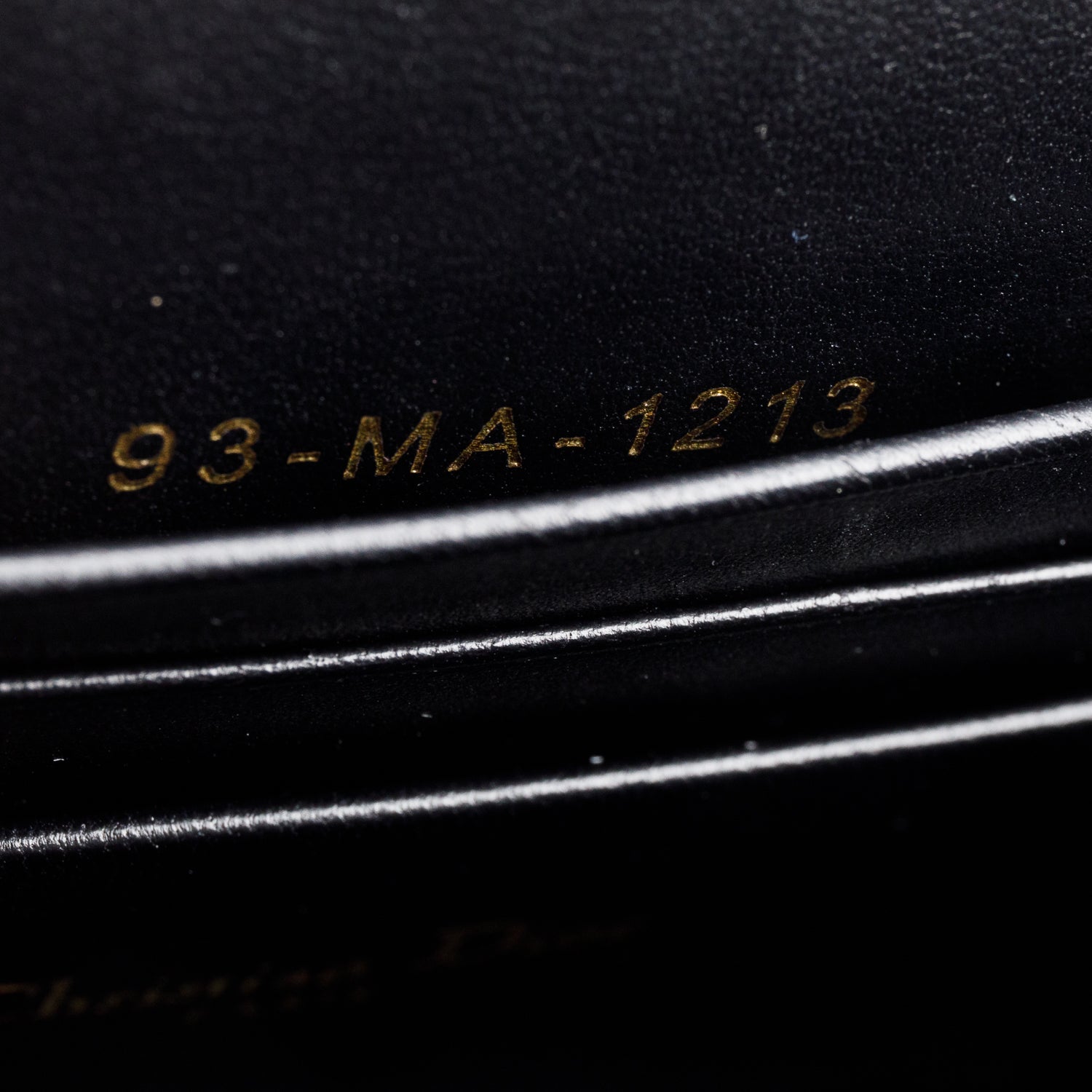 Christian Dior 2023 Black Macrocannage Lambskin Leather Mini Miss Caro Bag