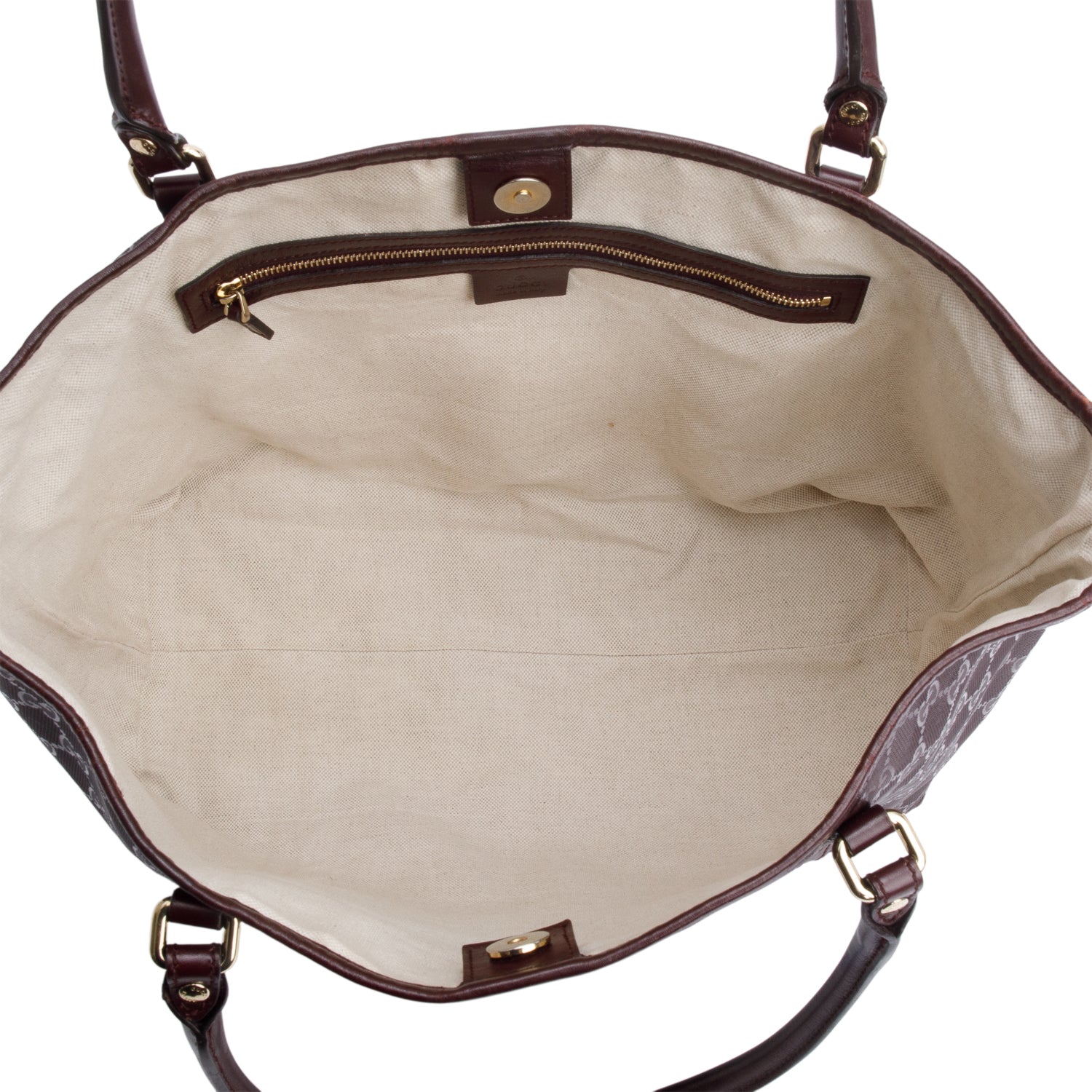 Gucci Burgundy GG Imprime Medium Joy Tote