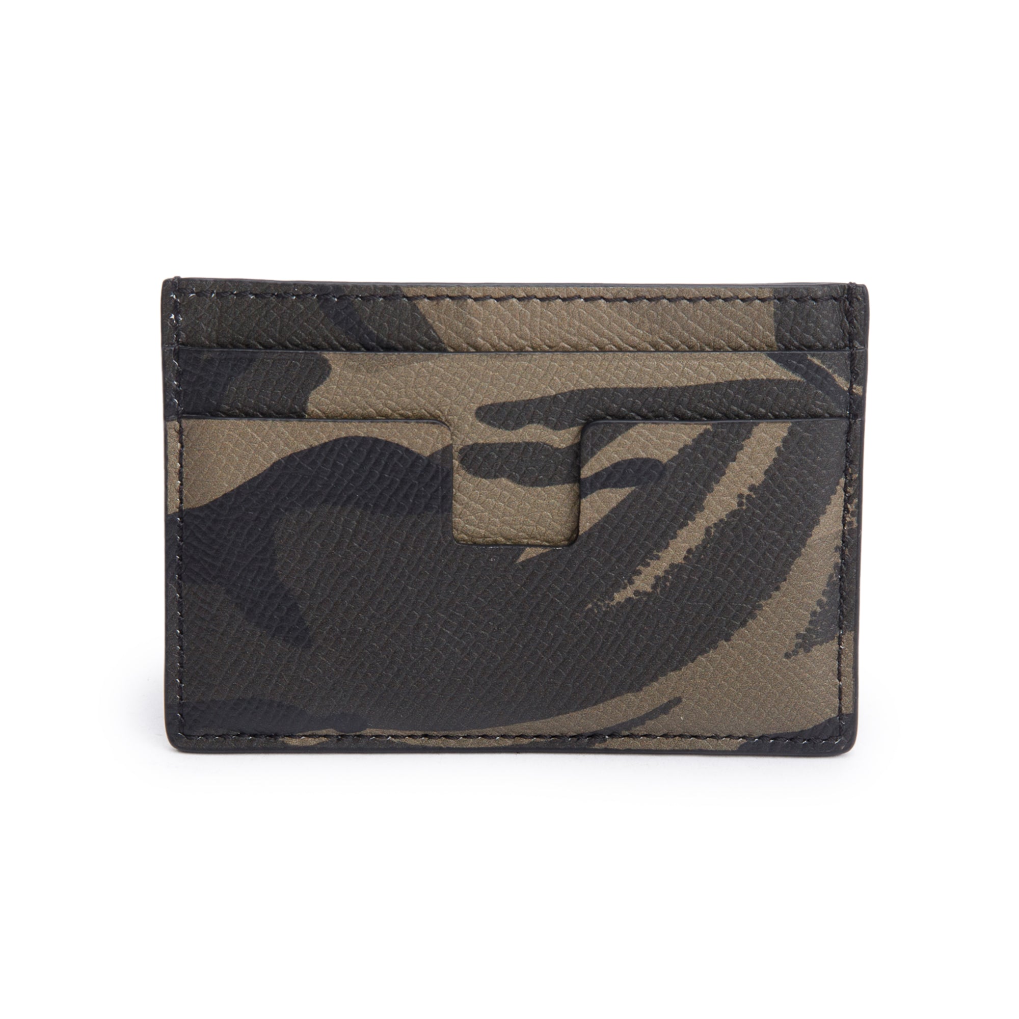 Tom Ford Camouflage Leather T Line Card Holder w/ Box