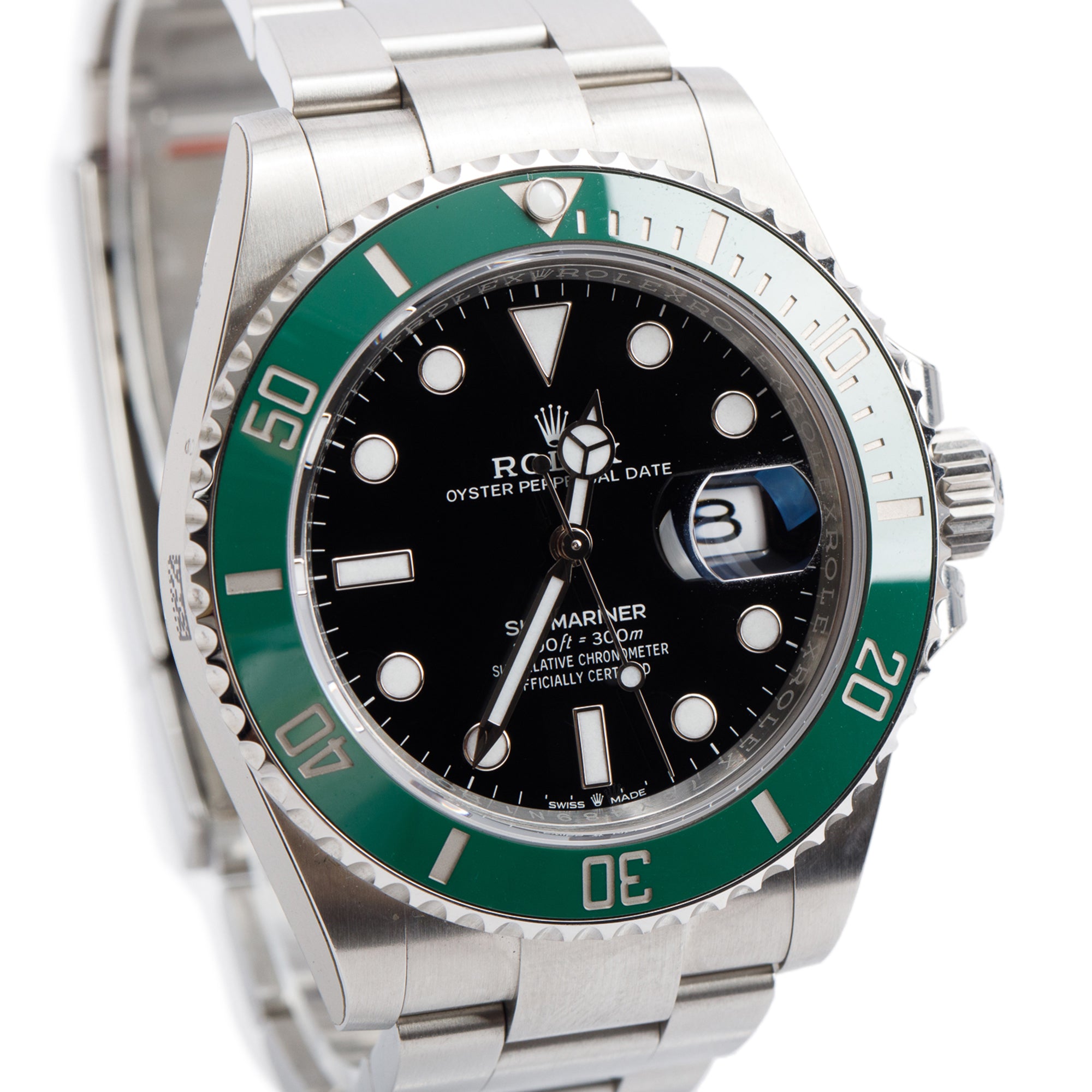 Rolex 2023 Stainless Steel Submariner Date 'Starbucks' 41 MM Automatic Watch 126610LV w/ Box & Papers