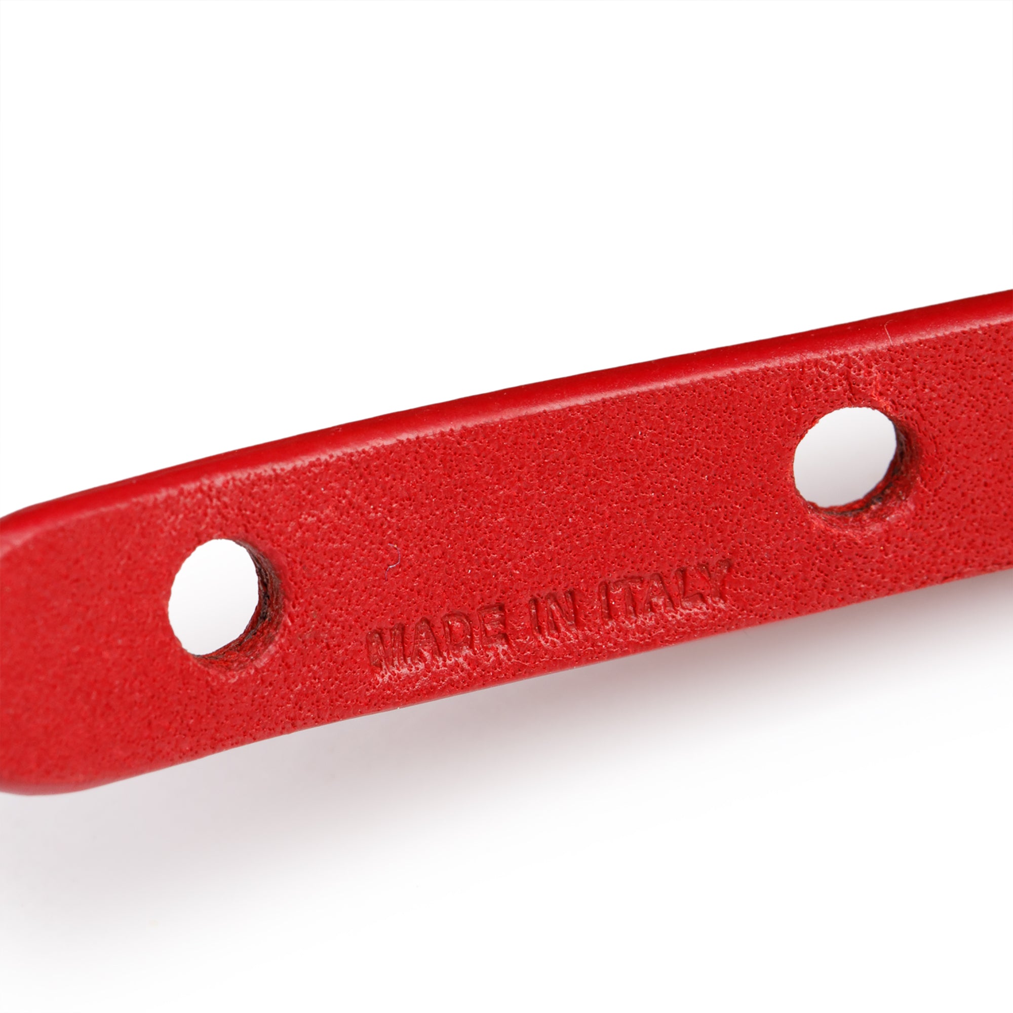 Ferragamo Silver-Plated Vera Bow Red Leather Double Wrap Bracelet w/ Box