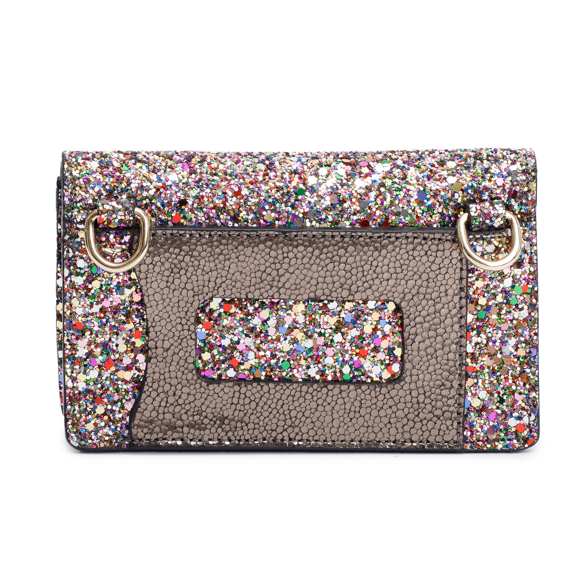 Jimmy Choo Multicolor Glitter Mini Paris Shoulder Bag w/ Strap & Authenticity Card