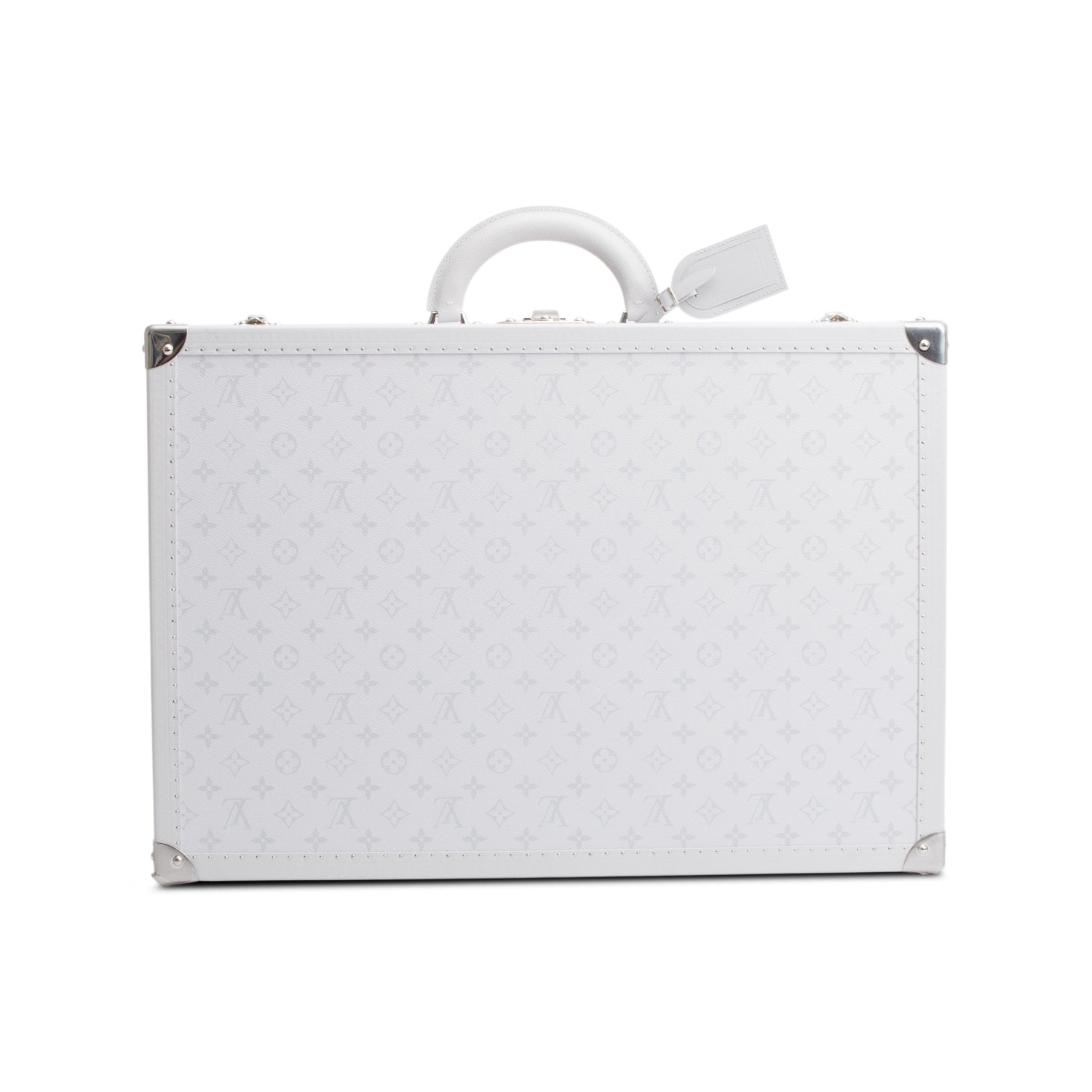 Louis Vuitton White Taigarama Bisten 60