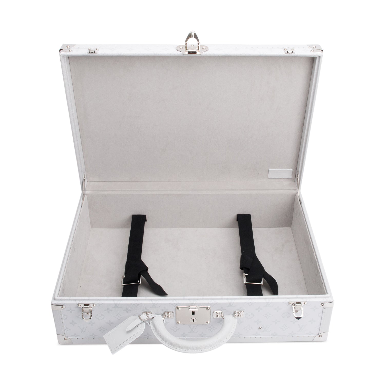 Louis Vuitton White Taigarama Bisten 60