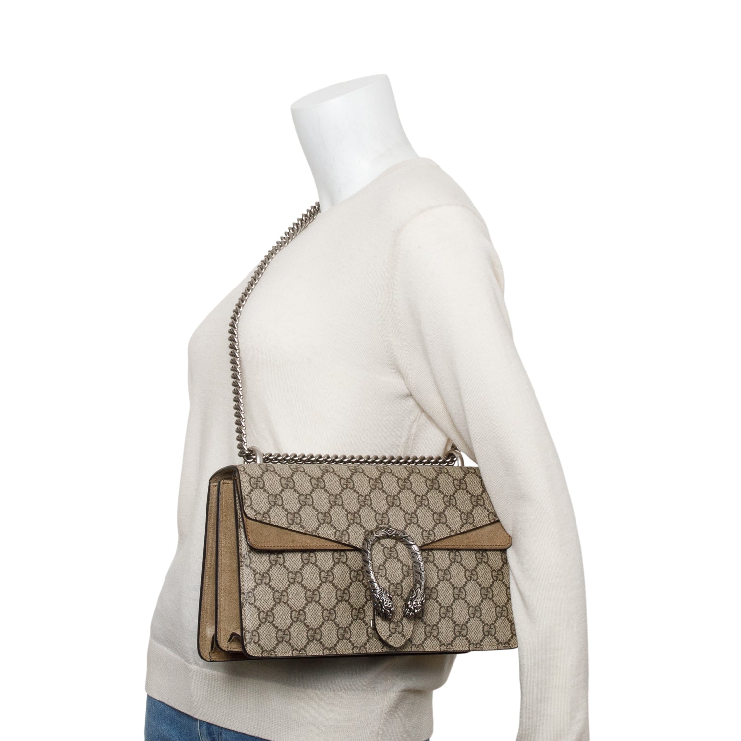 Gucci GG Supreme Small Dionysus Shoulder Bag