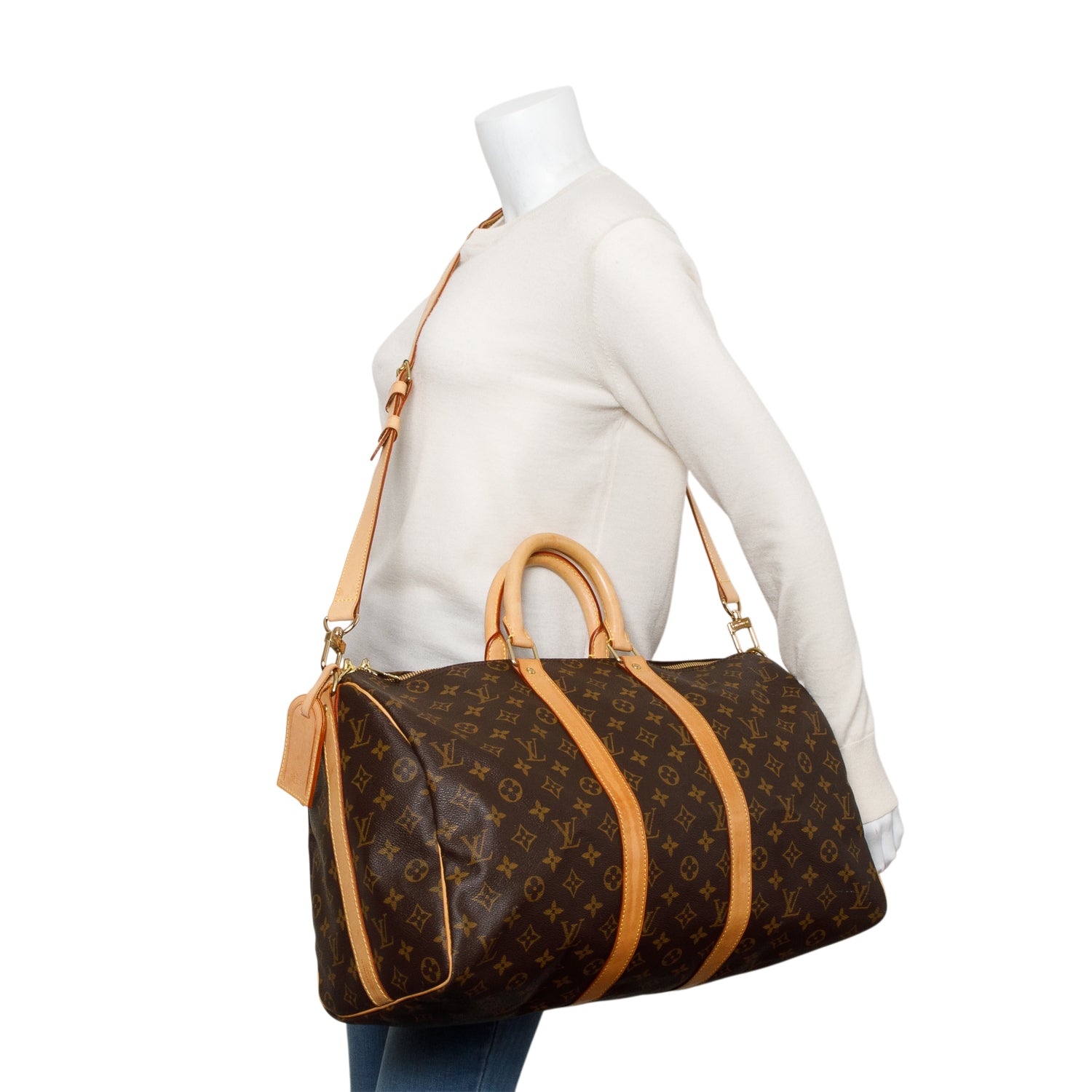 Louis Vuitton Monogram Keepall Bandouliere 45 w/ Strap