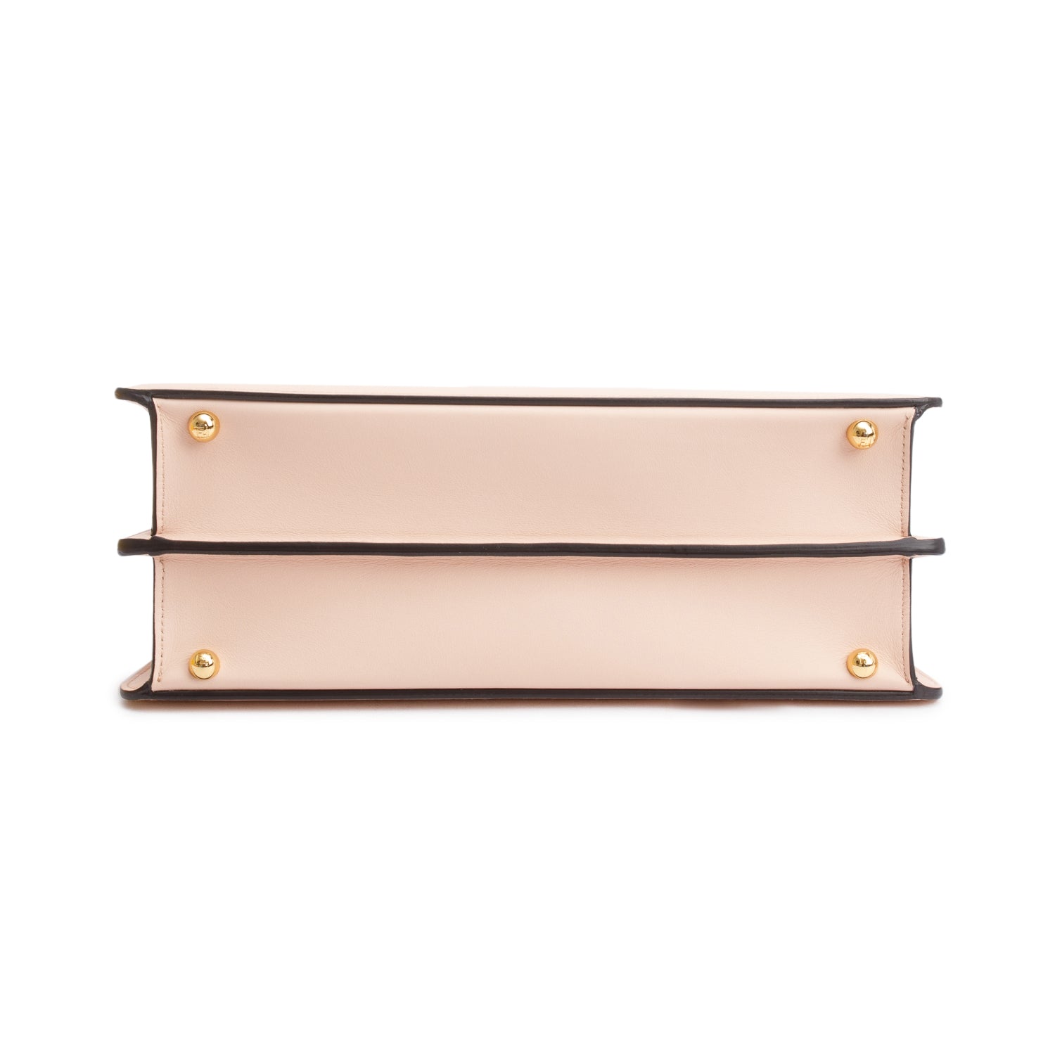 Fendi 2022 Pink Calfskin Leather Medium Peekaboo Bag with Tortoise Detail w/ Strap & Box