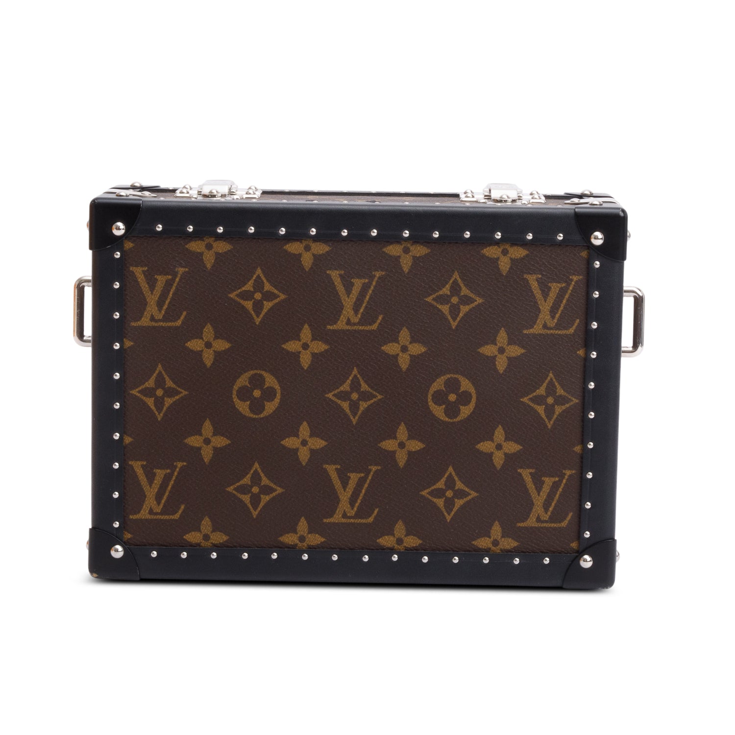 Louis Vuitton Monogram Macassar Clutch Box w/ Strap & Box