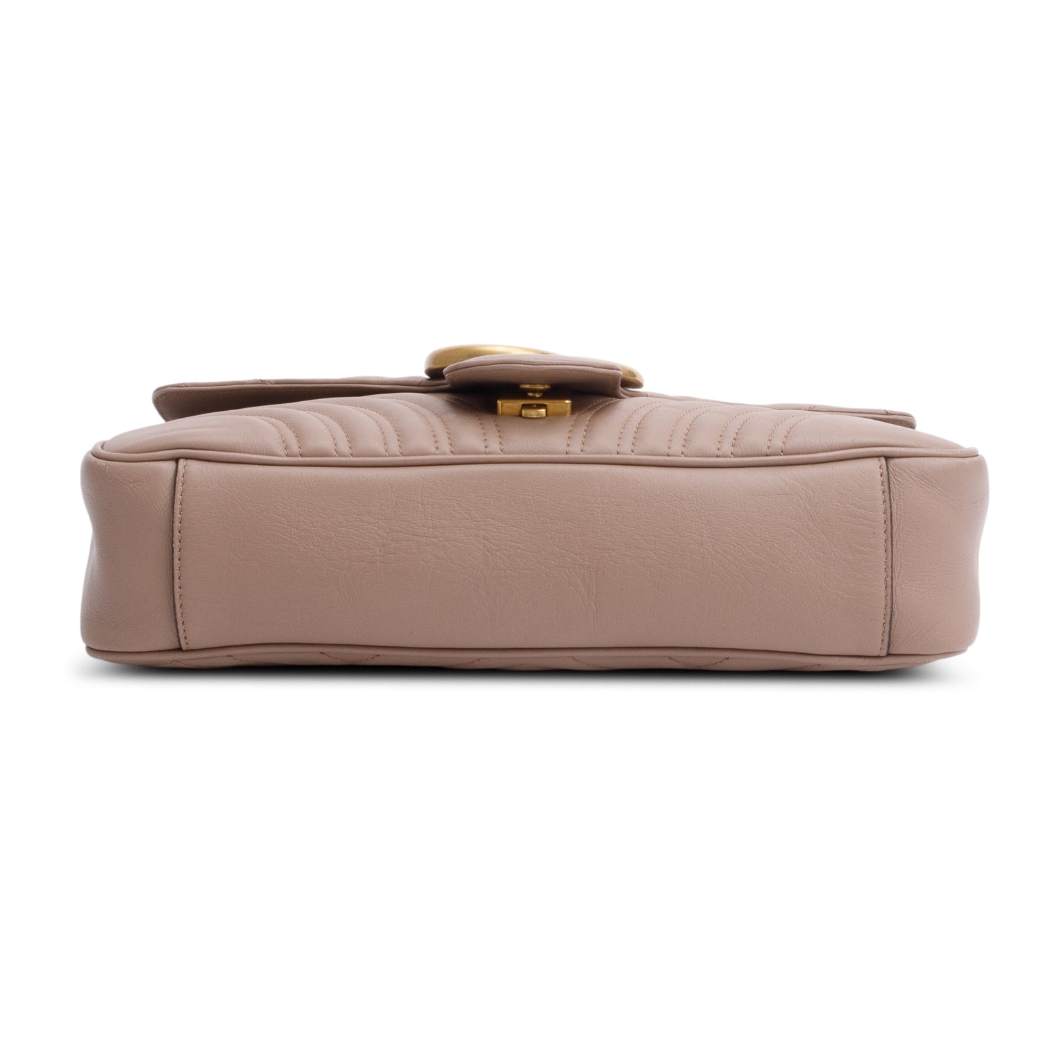 Gucci Beige GG Marmont Matelasse Medium Shoulder Bag