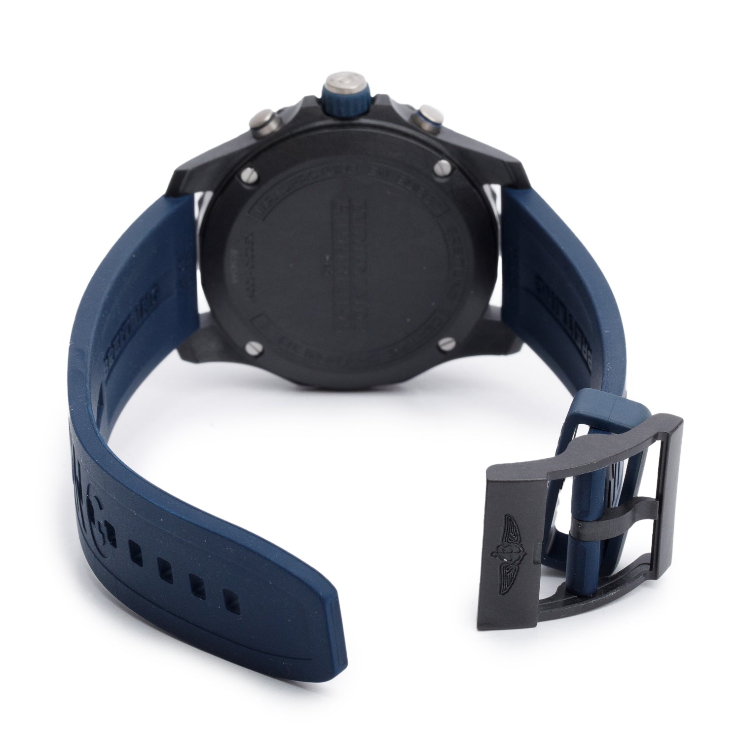 Breitling Breitlight Black Polymer Endurance Pro 44MM Watch Black & Blue X82310 w/ Box & Papers