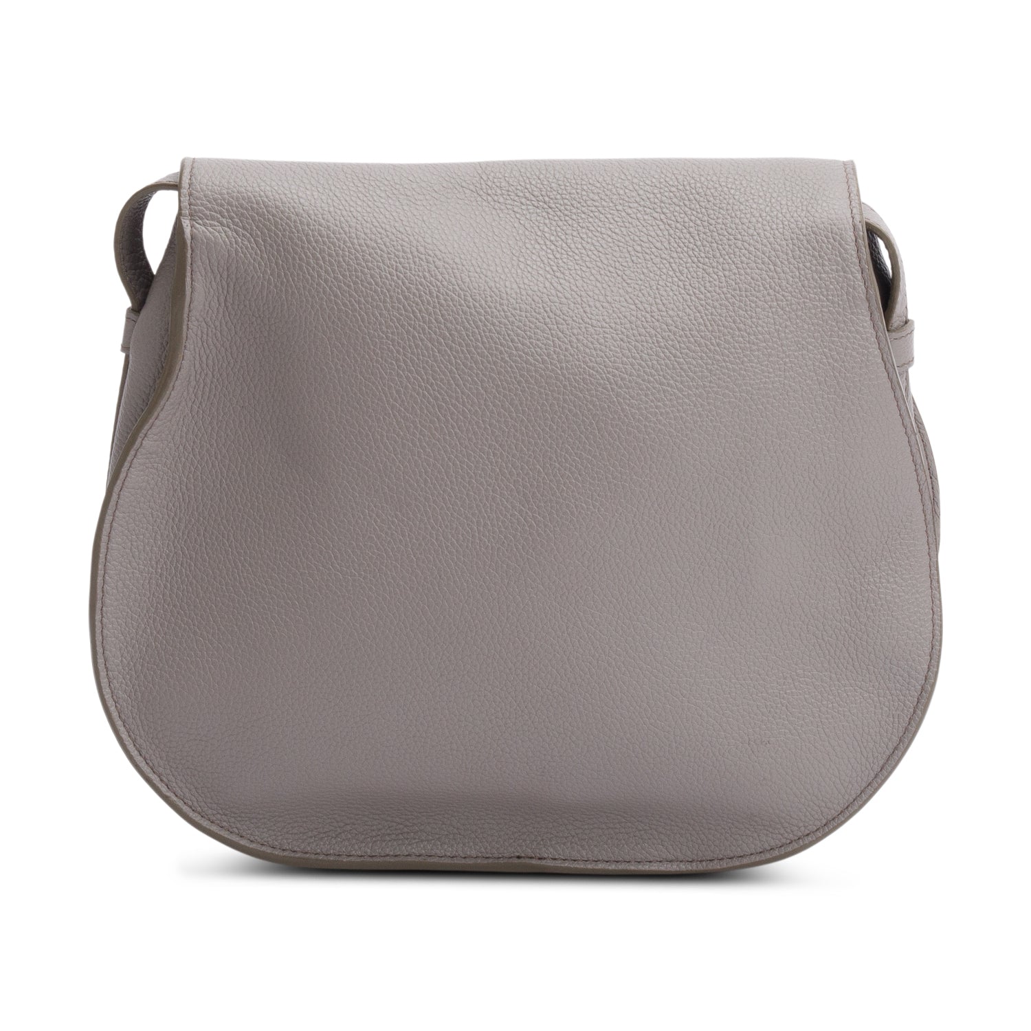 Chloe Grey Calfskin Leather Medium Marcie Crossbody Bag