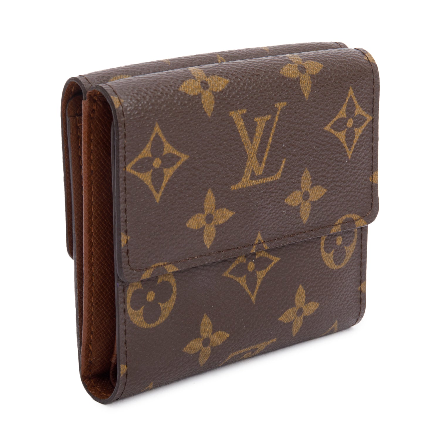 Louis Vuitton Monogram Compact Elise Wallet w/ Box