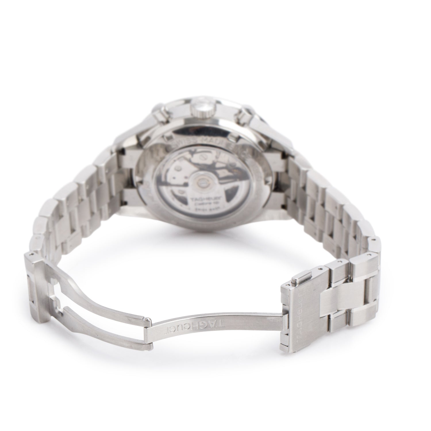Tag Heuer Stainless Steel Carrera Calibre 16 41 MM Automatic Chronograph Watch CV2014-2