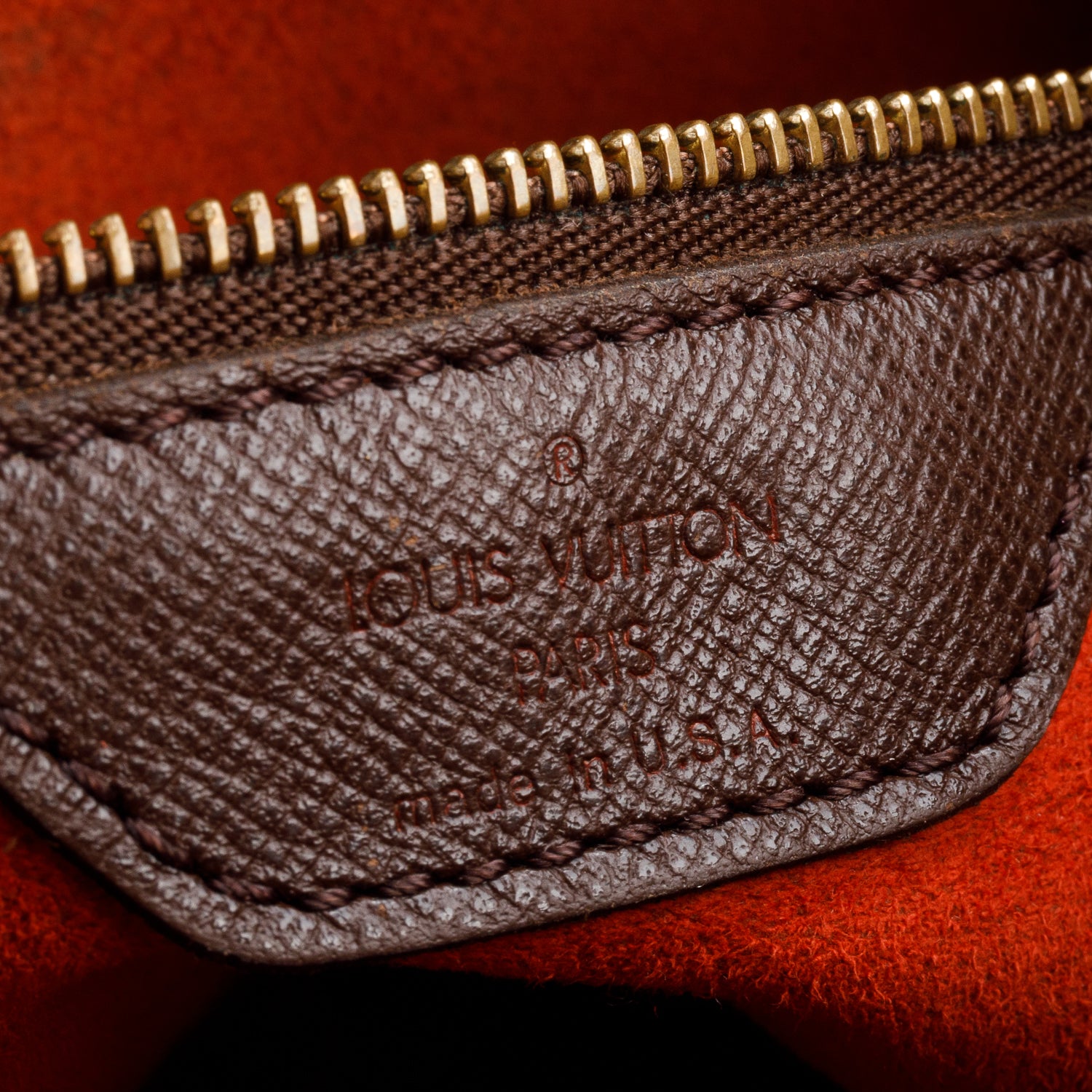 Louis Vuitton Damier Ebene Marais Bucket Bag w/ Pouch