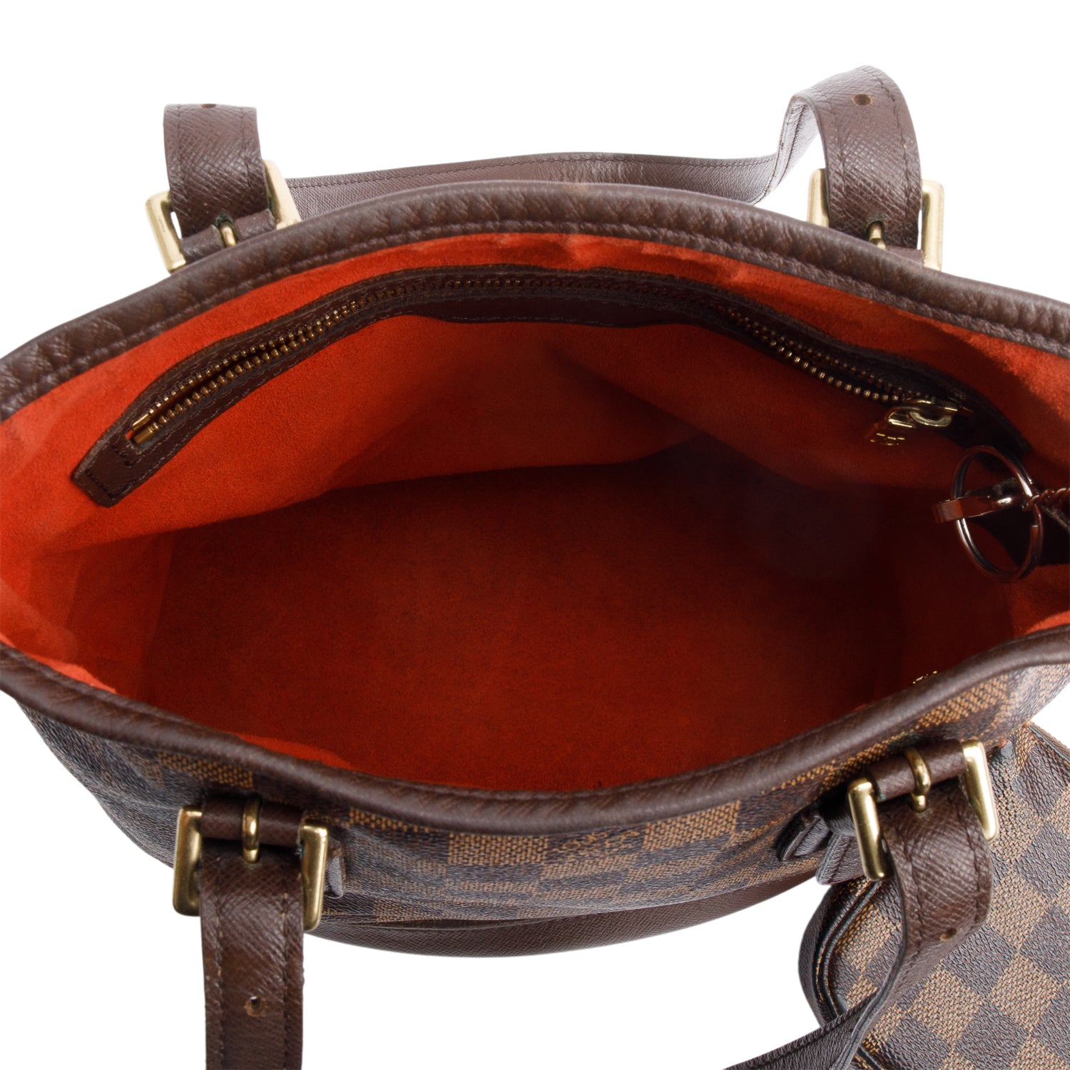 Louis Vuitton Damier Ebene Marais Bucket Bag w/ Pouch