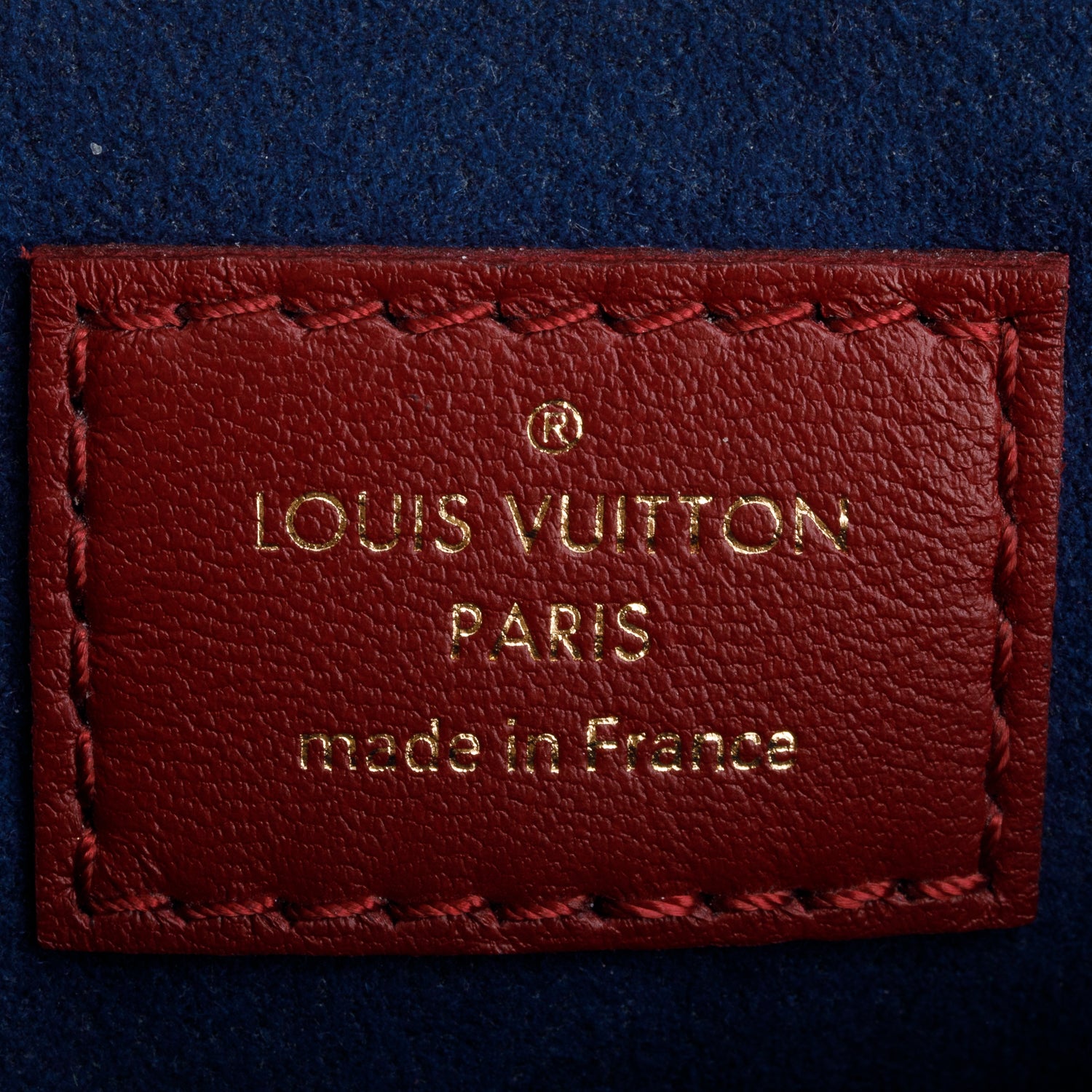 Louis Vuitton Red Monogram Embossed Lambskin Leather Coussin PM w/ Straps