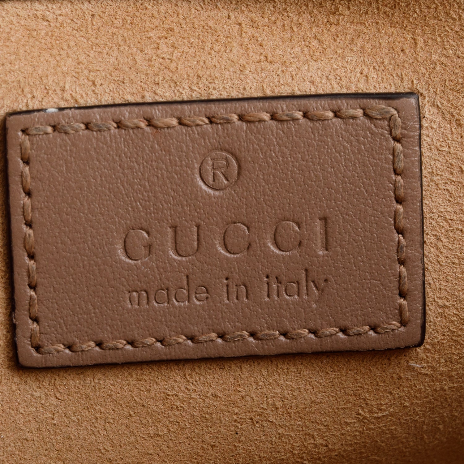 Gucci Beige GG Marmont Matelasse Leather Super Mini Bag w/ Box & Receipt