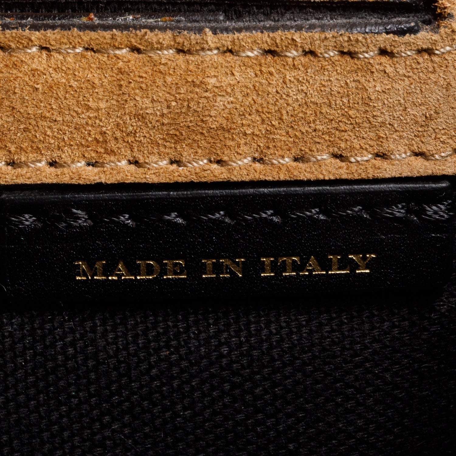 Burberry Black Calfskin House Check Macken Crossbody Bag