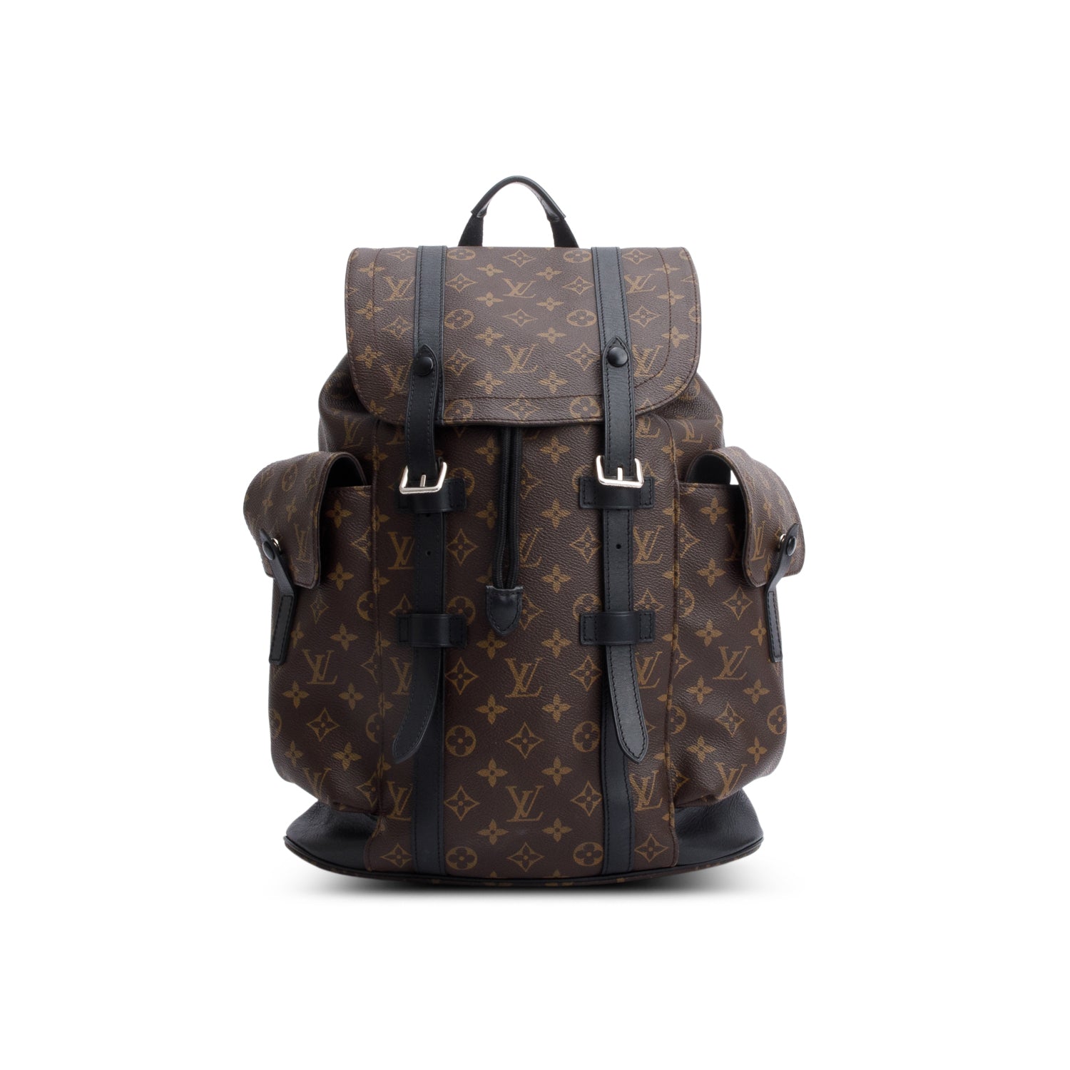 brown louis vuitton monogram backpack Louis Vuitton Monogram Macassar Christopher MM Backpack – OLIVER'S