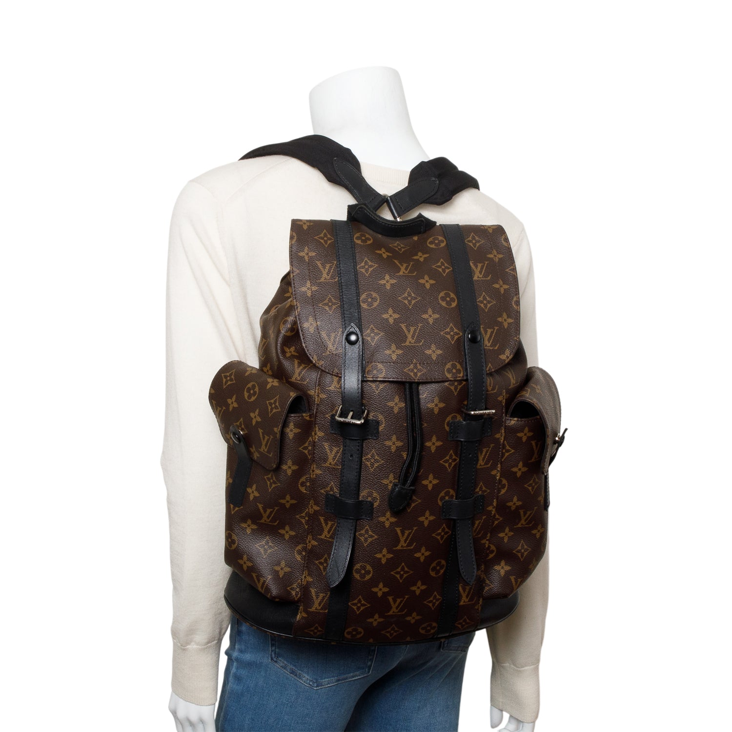 louis vuitton canada backpack Louis Vuitton Monogram Macassar Christopher MM Backpack – OLIVER'S