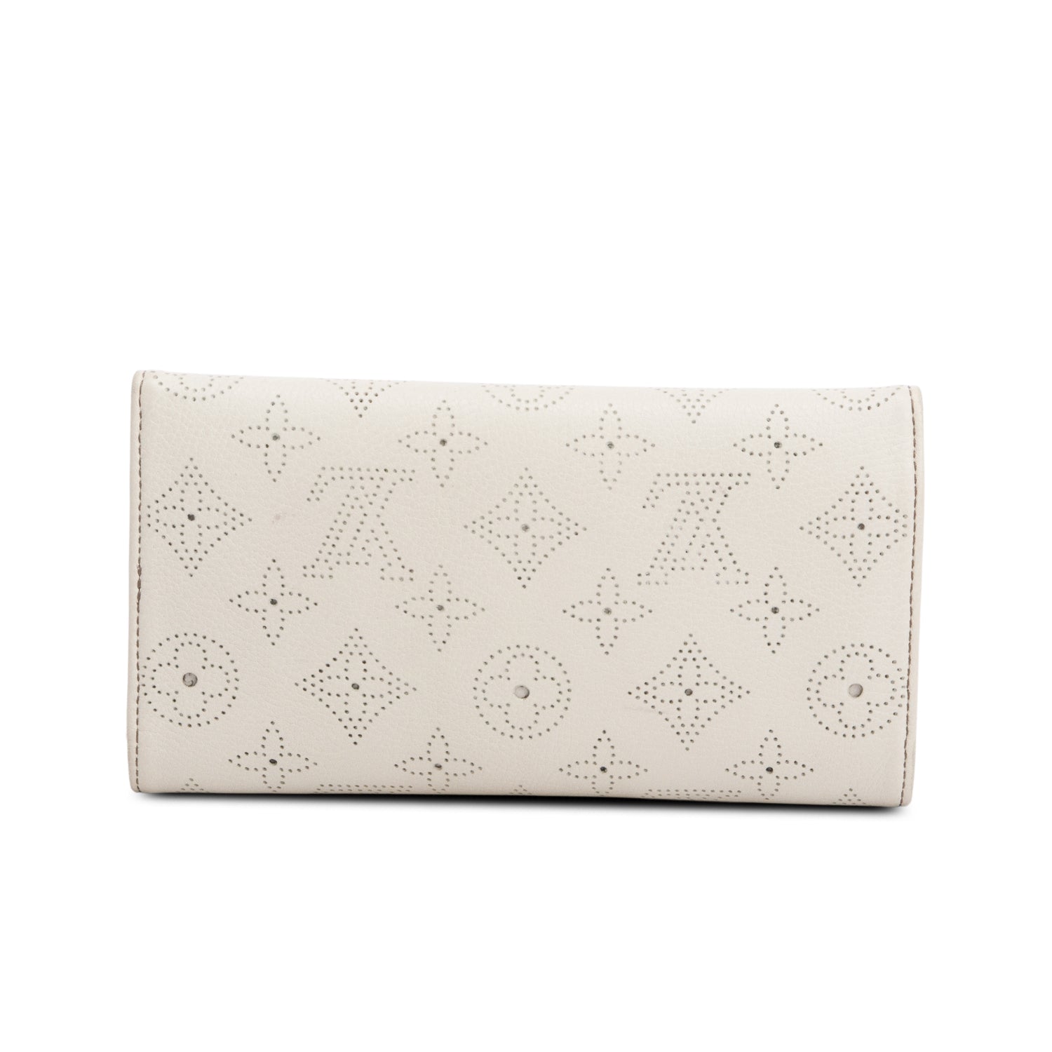 Louis Vuitton Ivory Monogram Mahina Leather Amelia Wallet