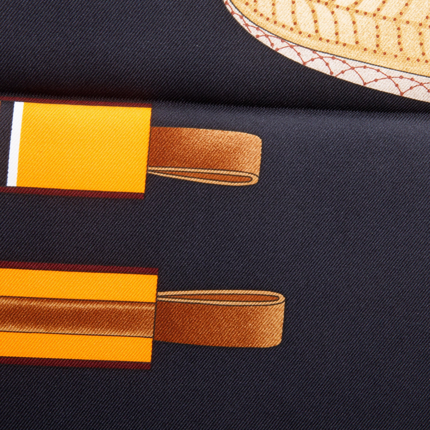 Hermes 'Lettres Equestres' Silk Scarf 90 w/ Box