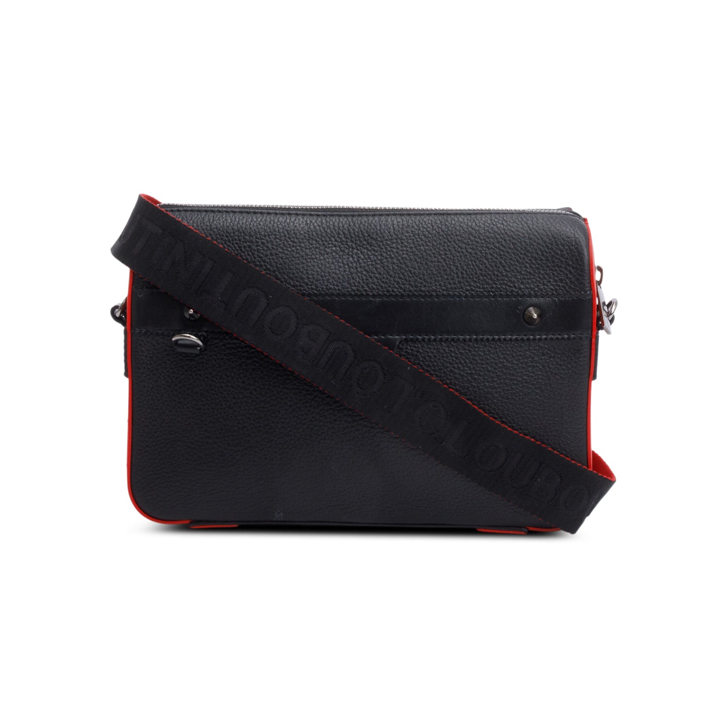 Christian Louboutin Black Ruisbuddy Messenger Bag w/ Receipt