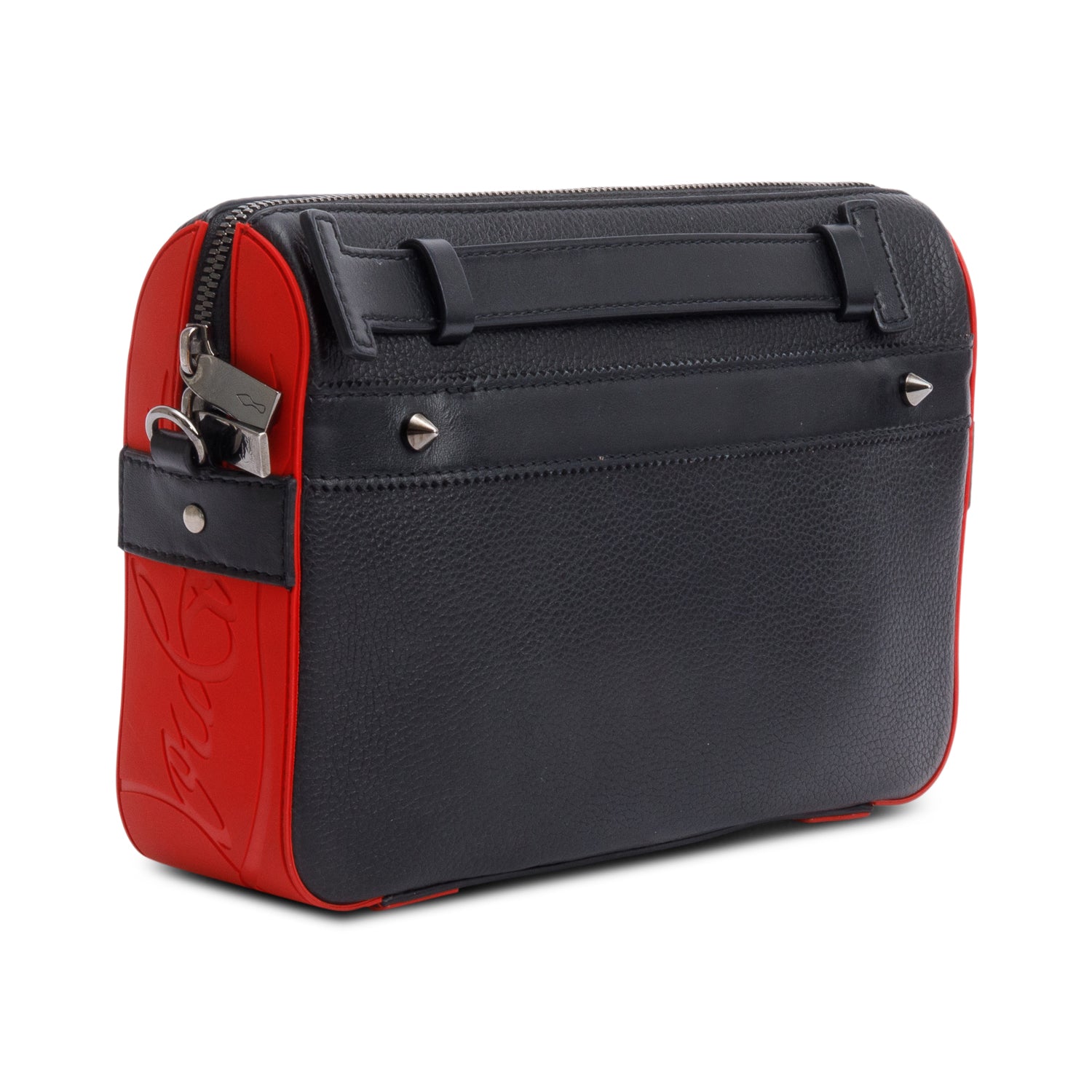 Christian Louboutin Black Ruisbuddy Messenger Bag w/ Receipt