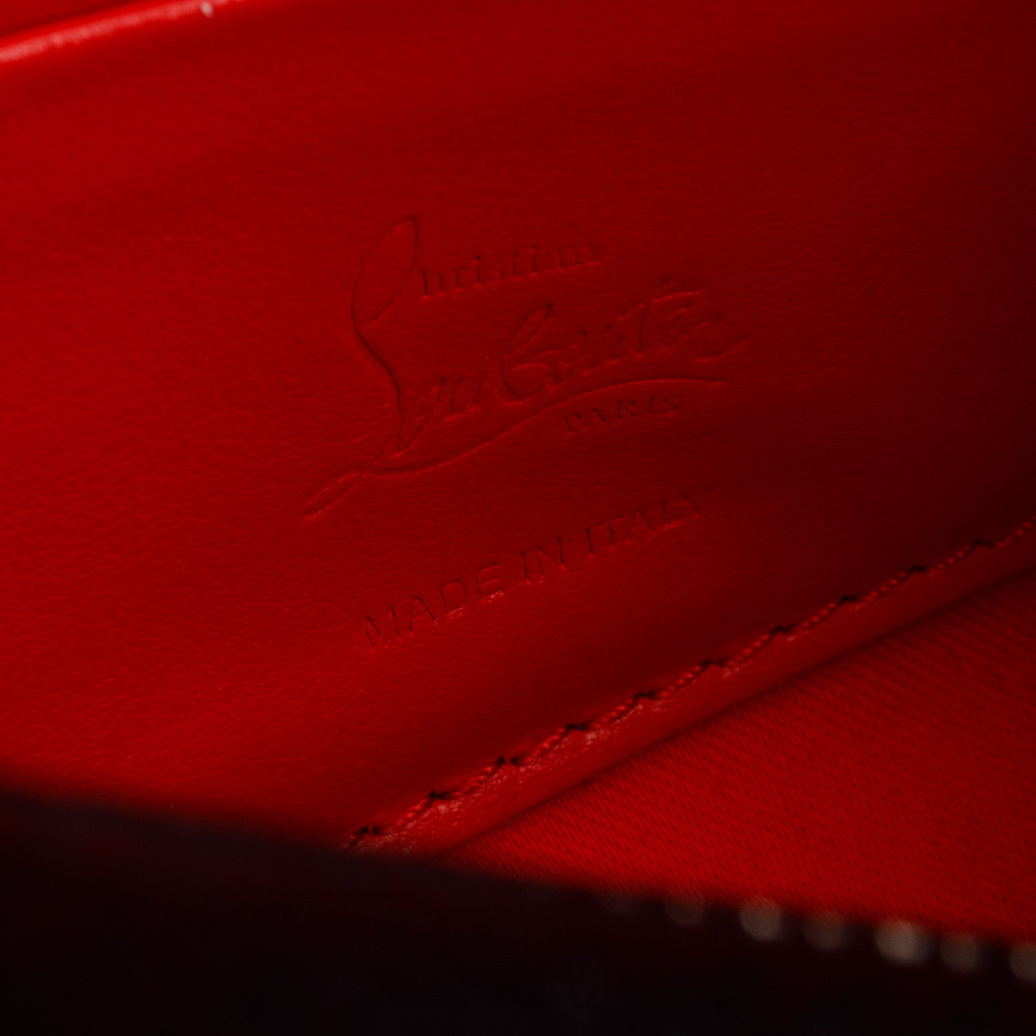 Christian Louboutin Black Ruisbuddy Messenger Bag w/ Receipt